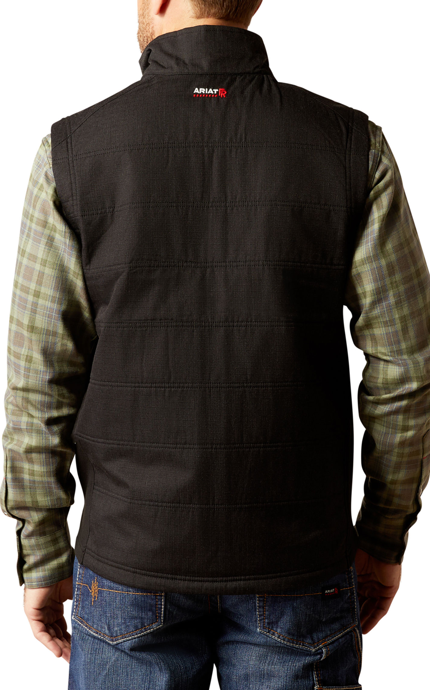 Ariat Men's FR Black Cloud 9 Insulated Work Vest - Image 2
