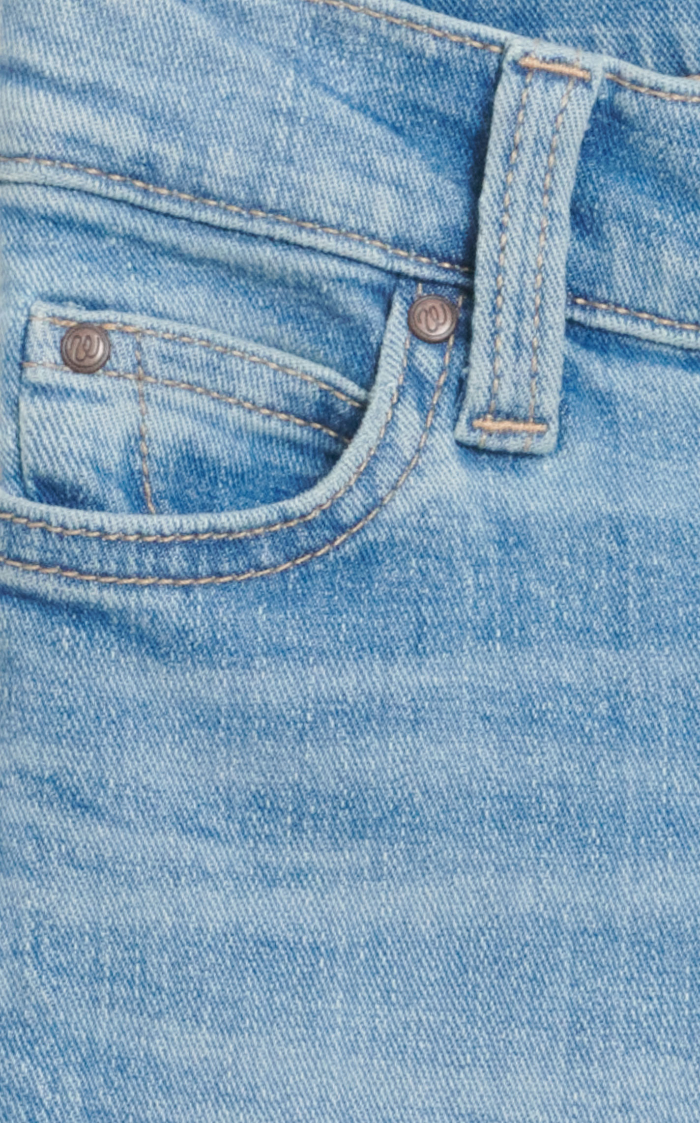 Wrangler Girl's Germaine Light Wash Tangerine W Embroidery Boot Cut Jeans - Image 1