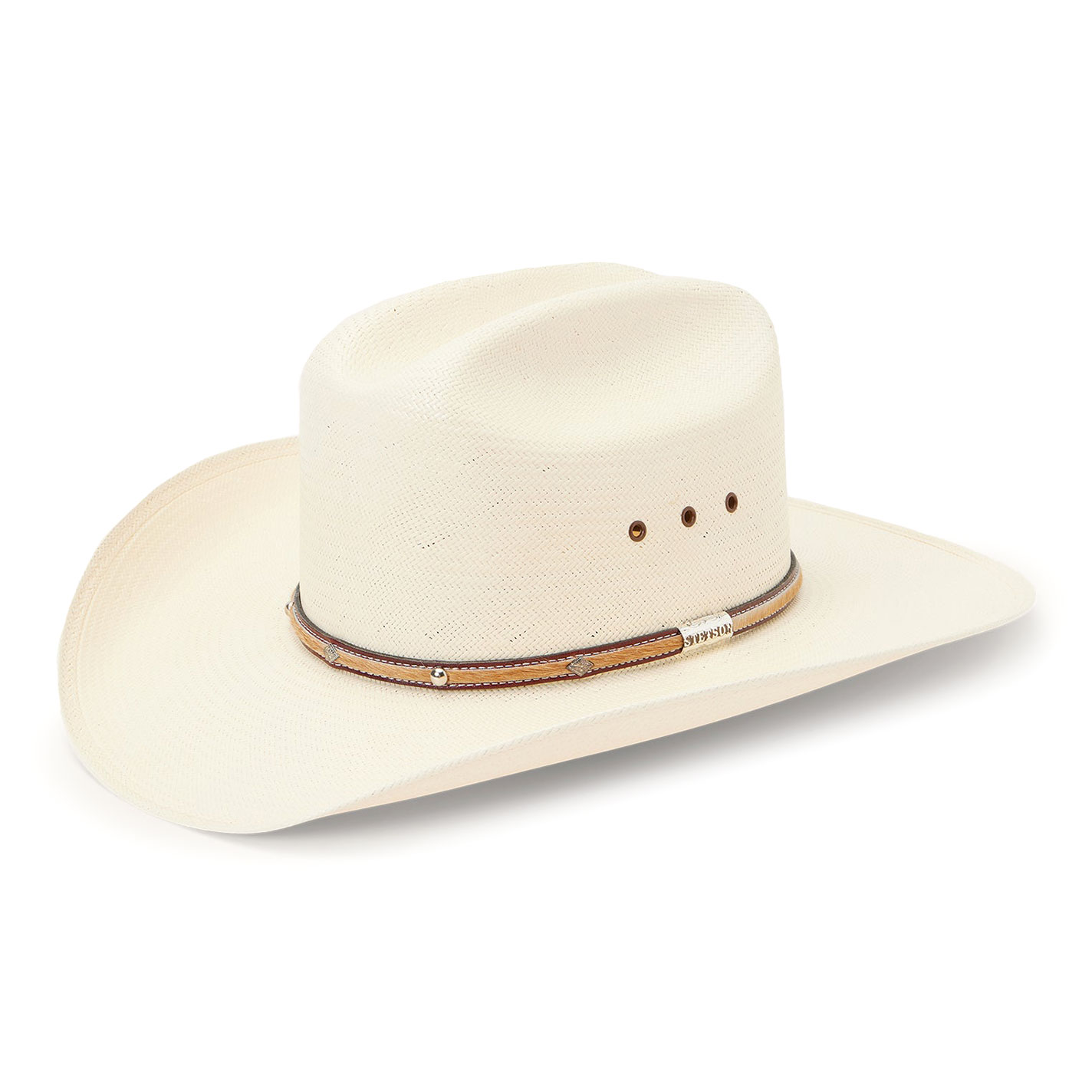 Stetson 10X Angus Straw Cowboy Hat - Image 1