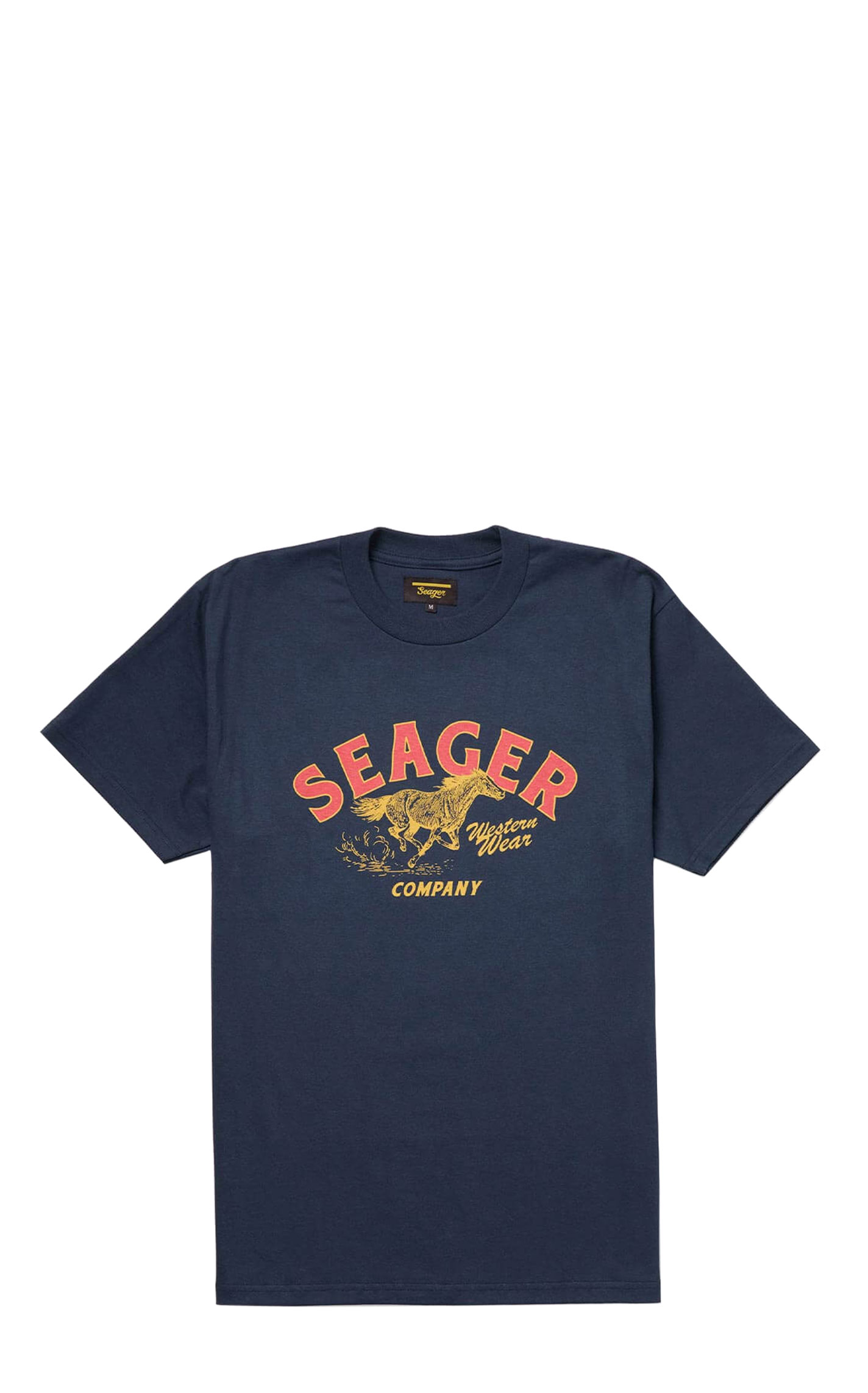 Seager Men's Heritage Navy Graphic T-Shirt - Image 1