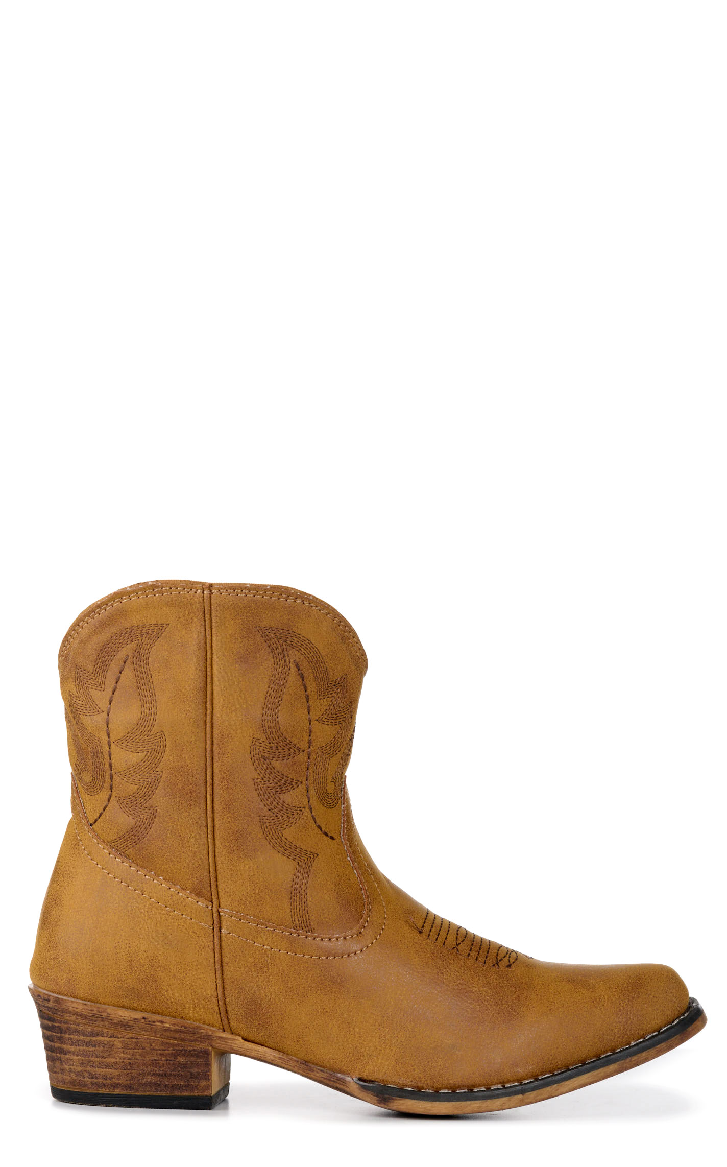 Roper Women's Shay Tan Faux Leather Snip Toe Booties - Image 1