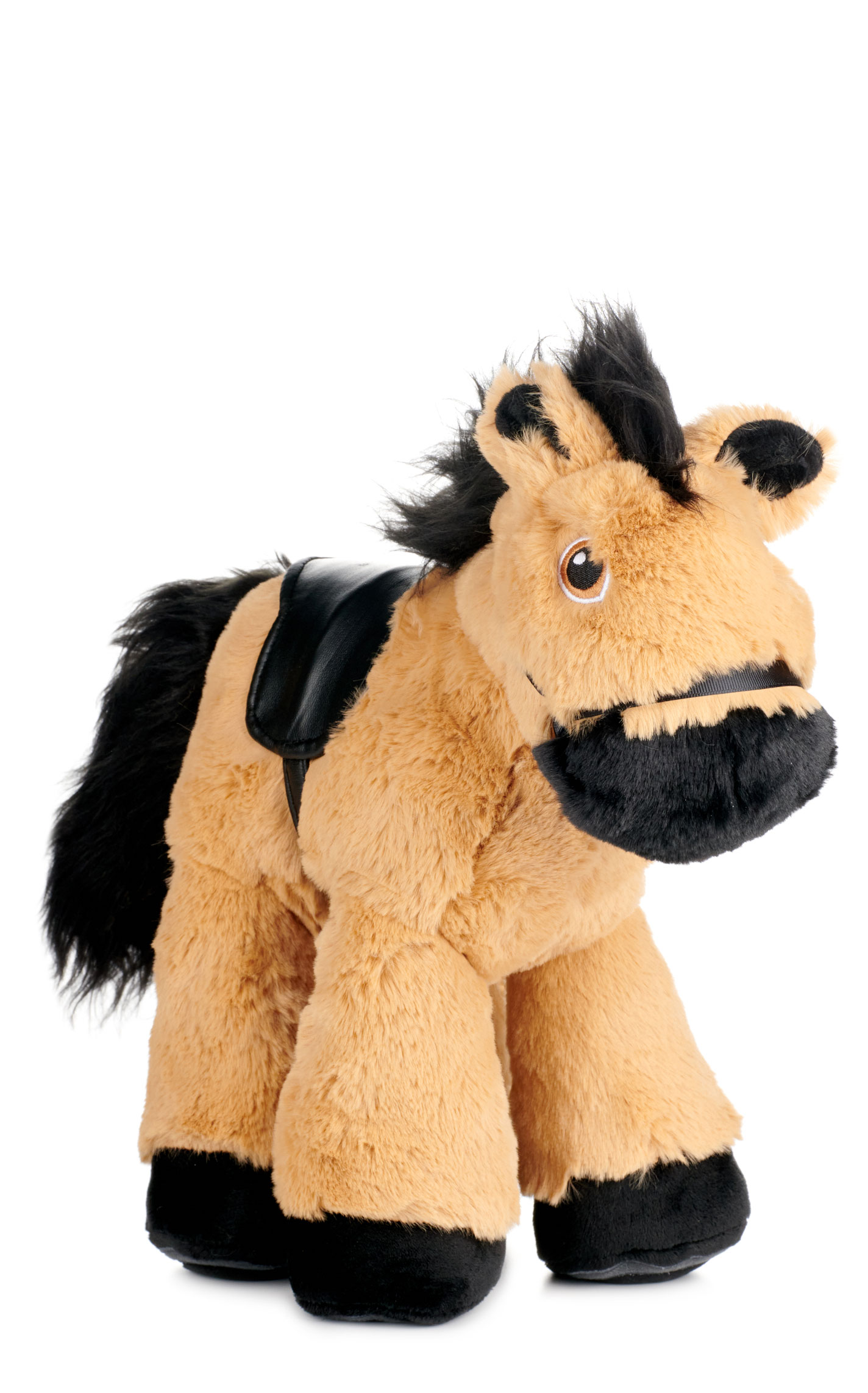 Piccoli Caramello Brown Sugar & Black Large Western Stuffed Animal - Image 2