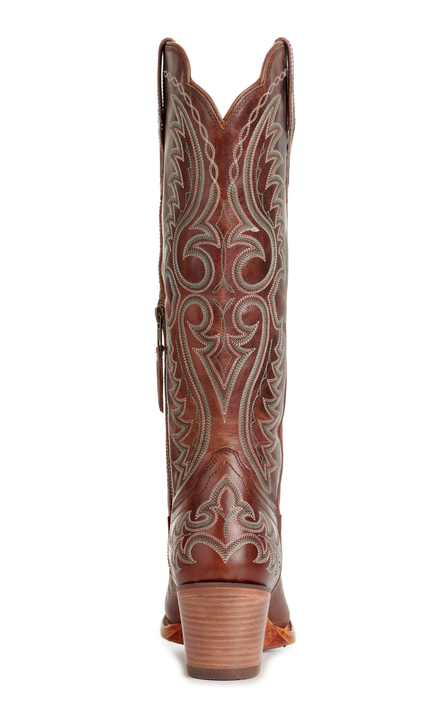 Durango Women's Crush Mahogany Snip Toe Tall Cowboy Boots - Image 1