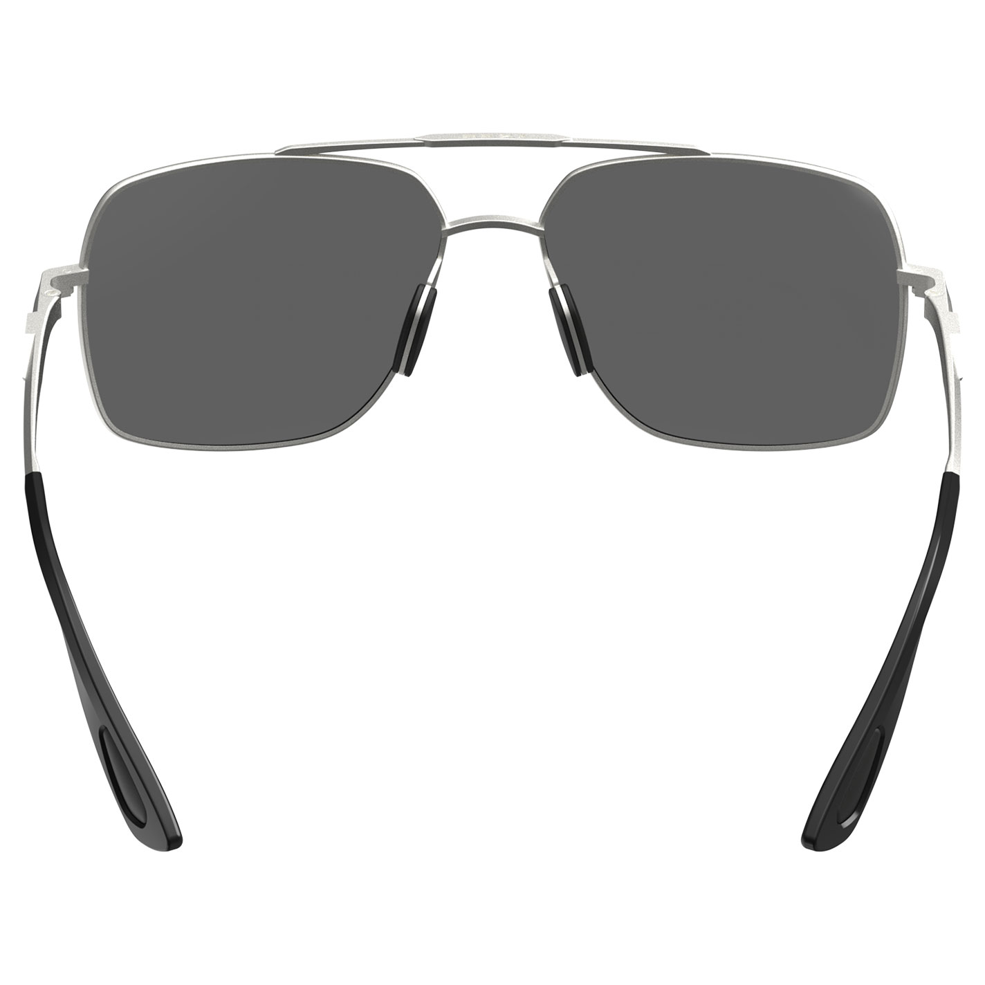 BEX Wing Matte Silver Aviator Sunglasses - Image 1