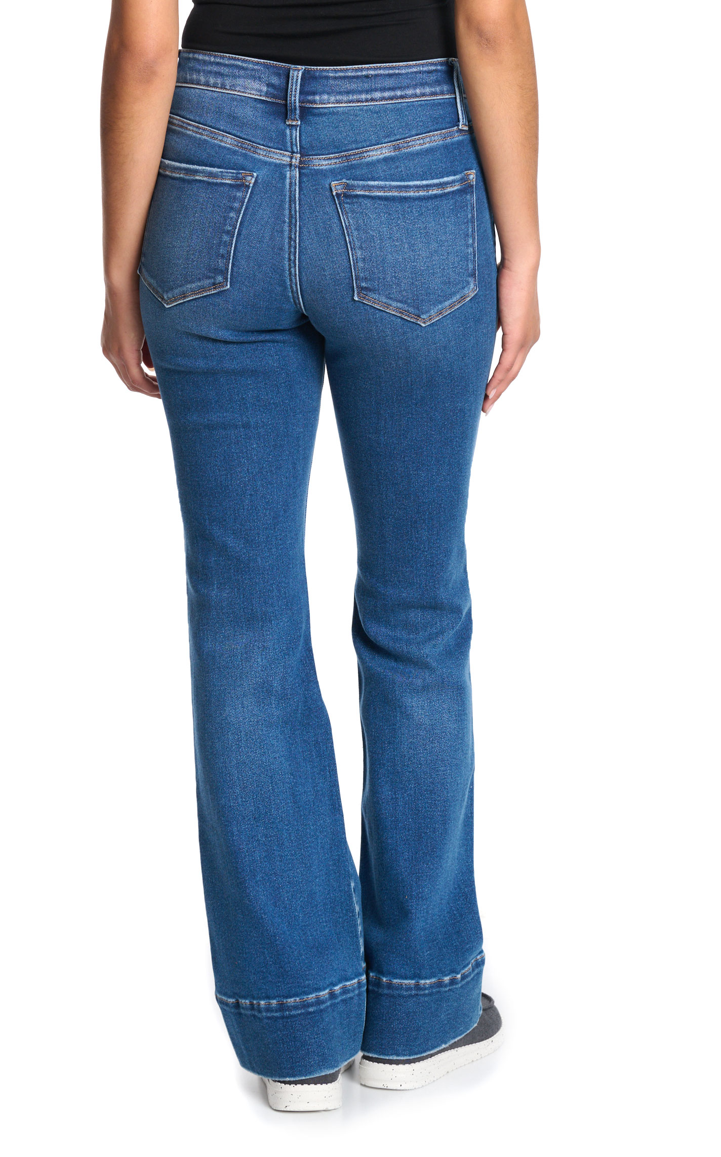 Vervet Women's Skylar Dark Wash Boot Cut Jeans - Image 1