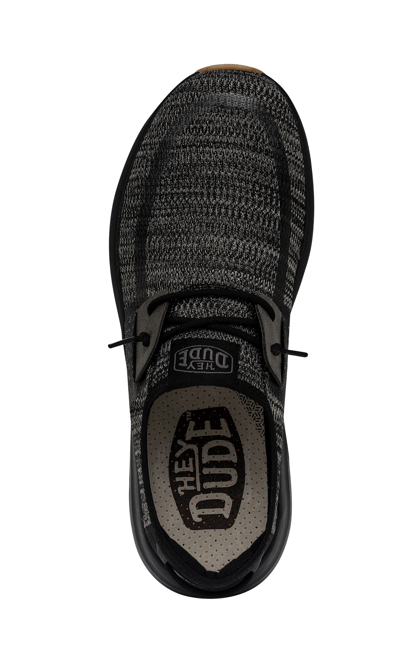 Hey Dude Men's Black Sirocco Slip-On Casual Shoes - Image 1