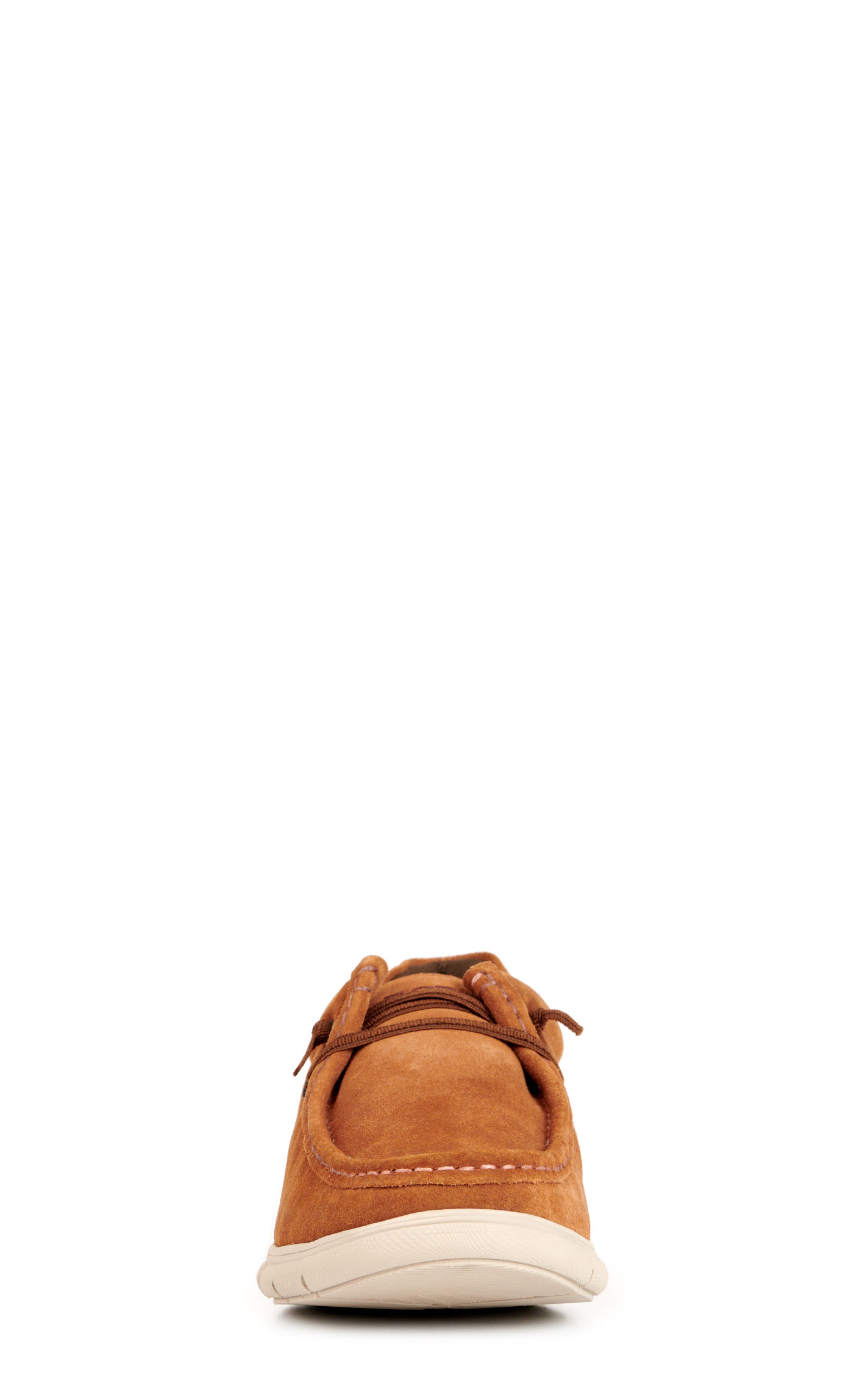 Roper Men's Cliff Dark Honey Suede Moc Toe Casual Shoes - Image 4
