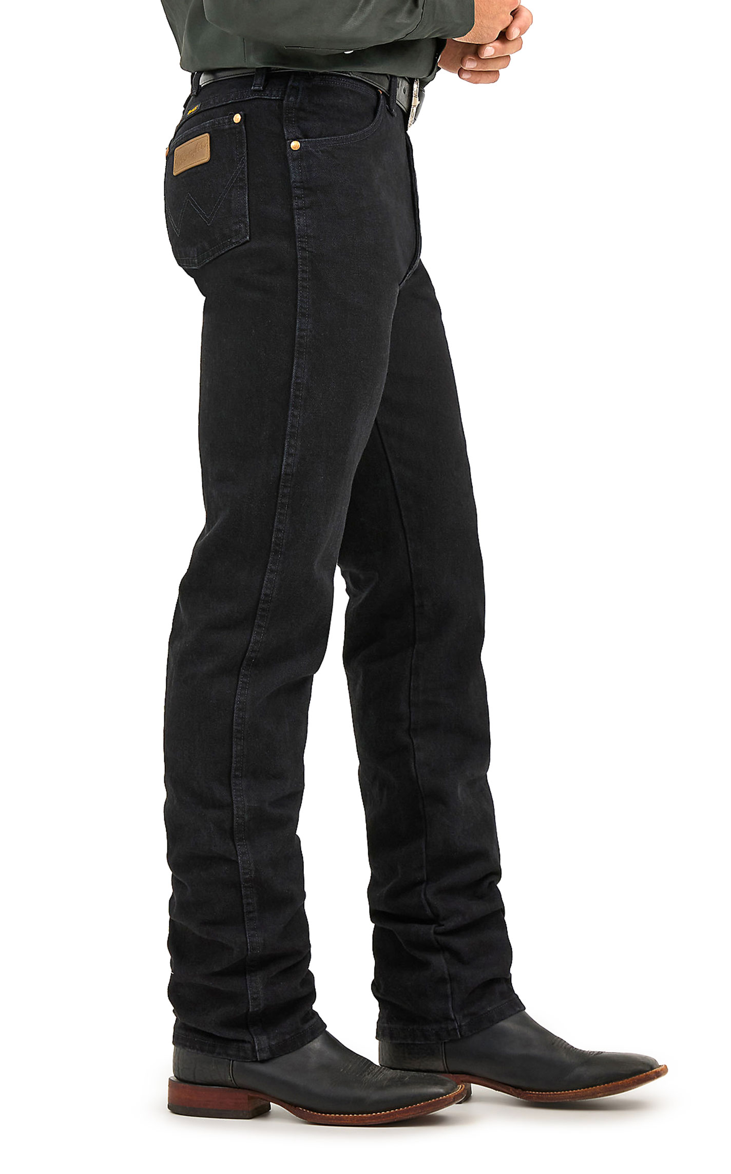 Wrangler Men's Black Cowboy Cut Original Fit Jeans - Tall - Image 1