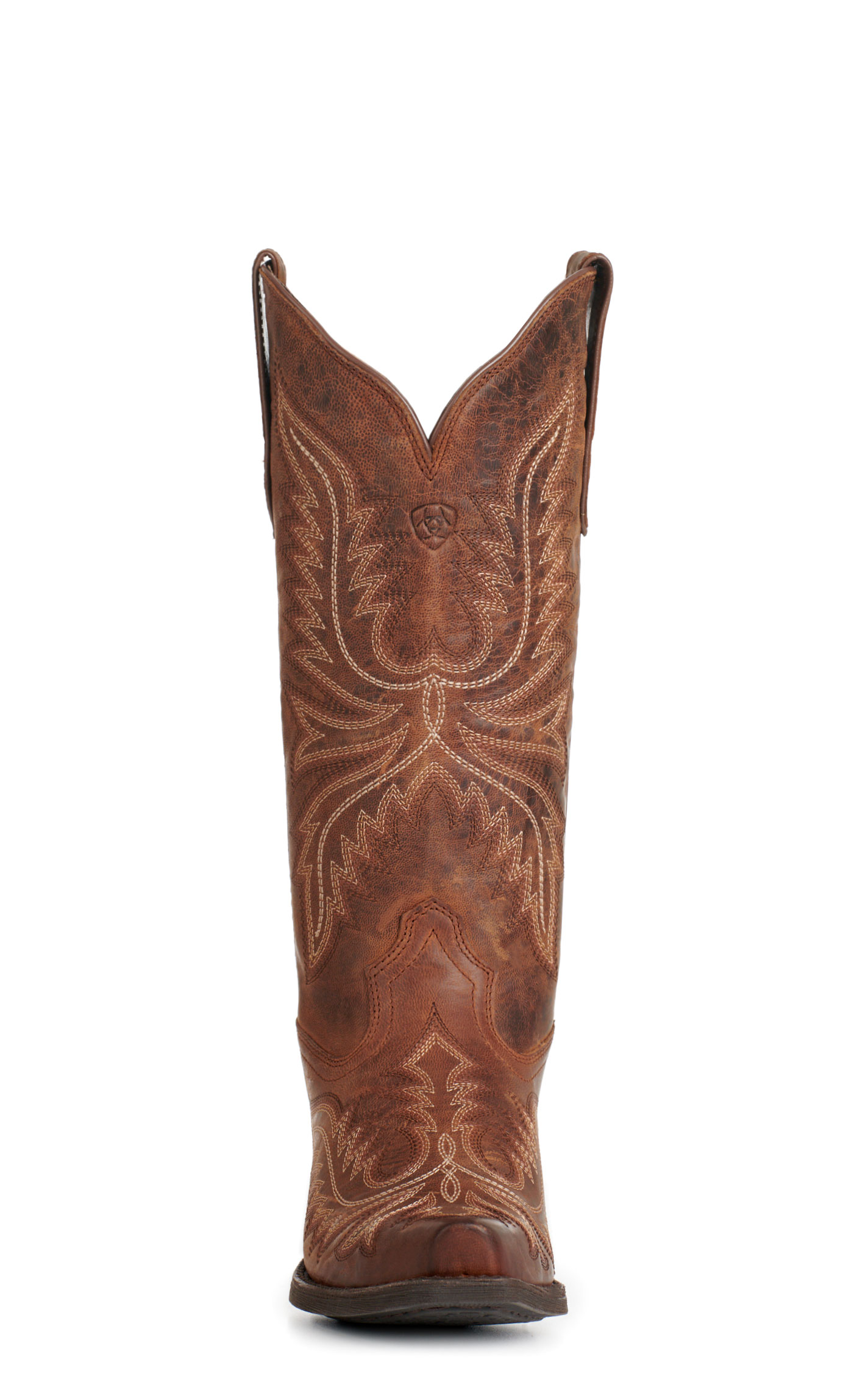 Ariat Women's Round Up Collins Rafter Tan Snip Toe Cowboy Boots - Image 1
