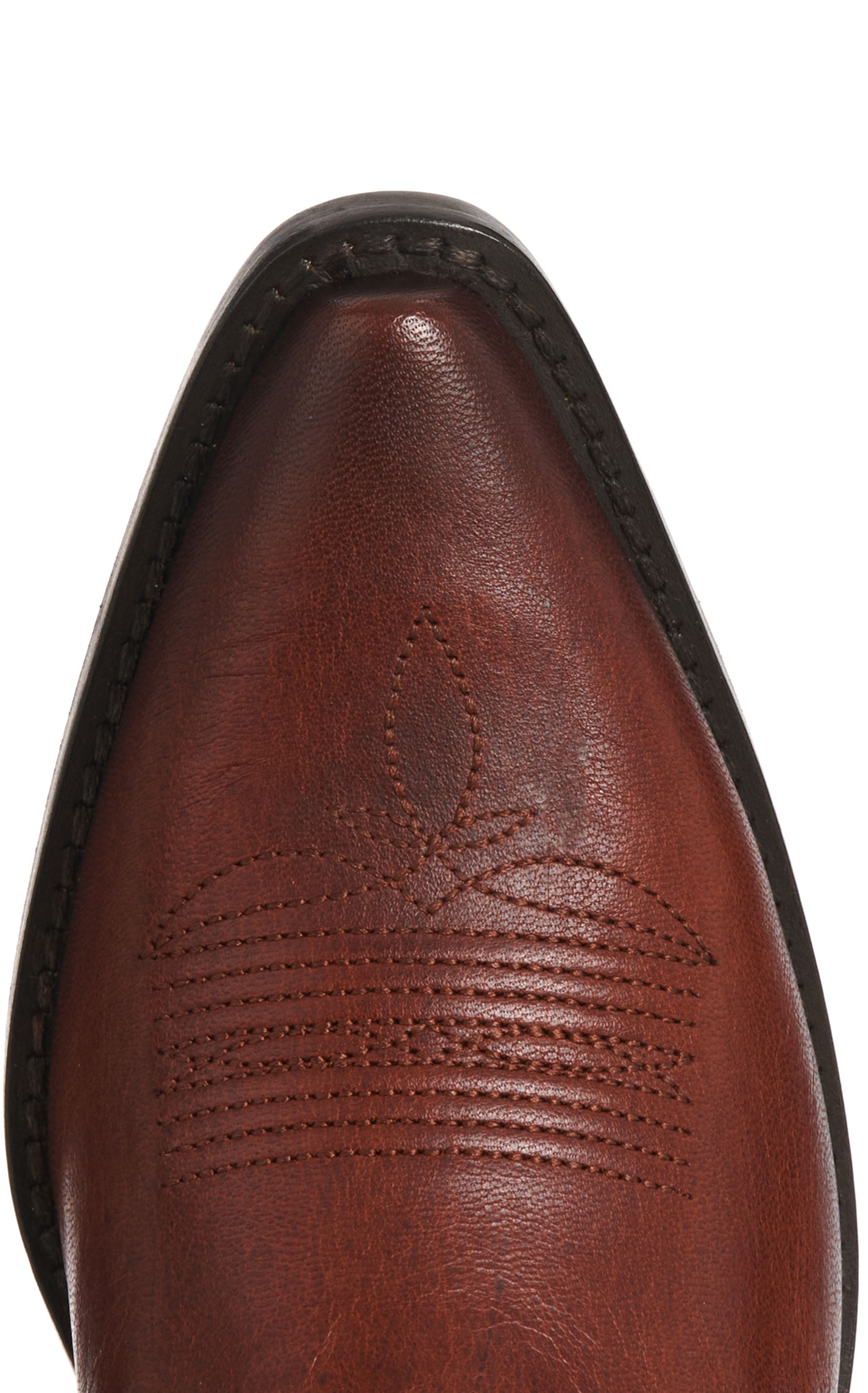 Rockin' C Women's Mahogany Embroidered Snip Toe Cowboy Boots - Image 1