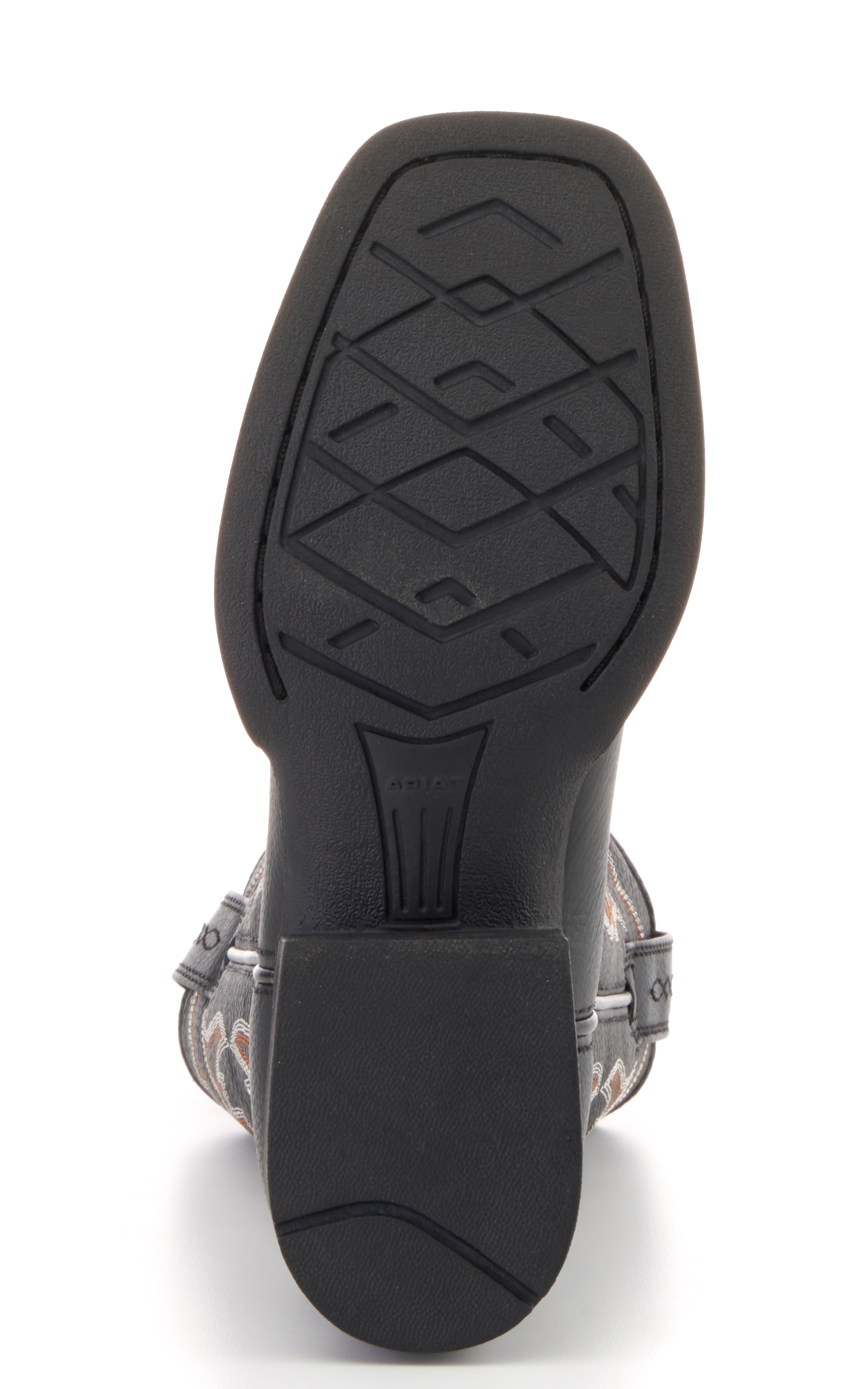 Ariat Kids Tycoon Black Square Toe Cowboy Boot - Image 1