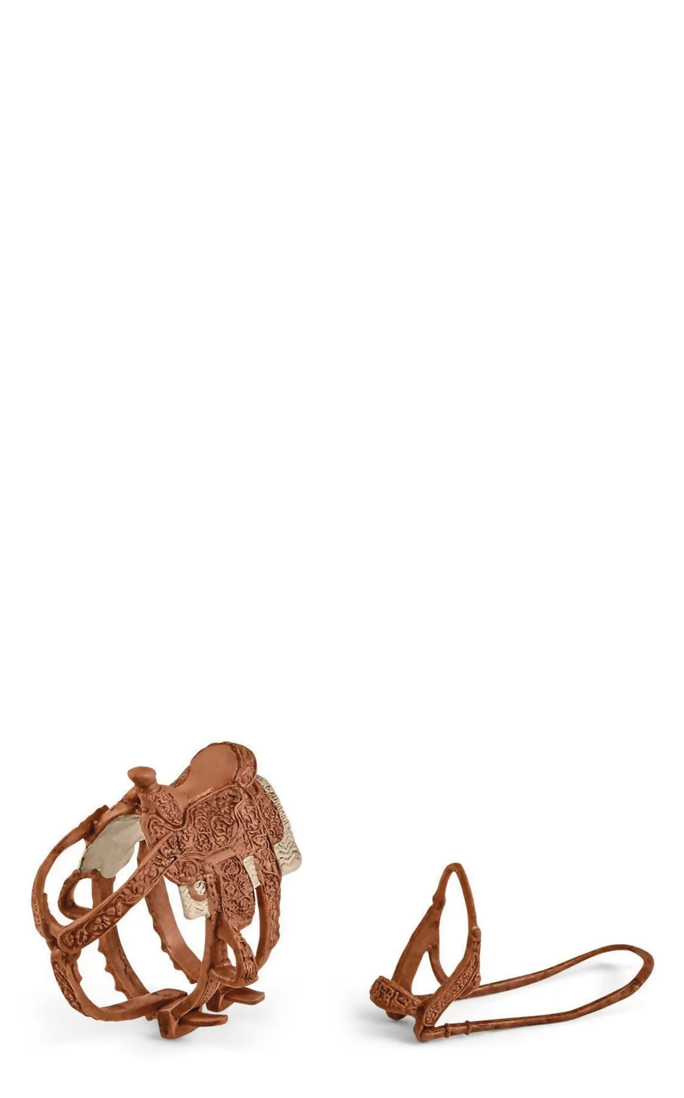 Schleich Farm World Cowgirl Barrel Racing Fun Toy Set - Image 2