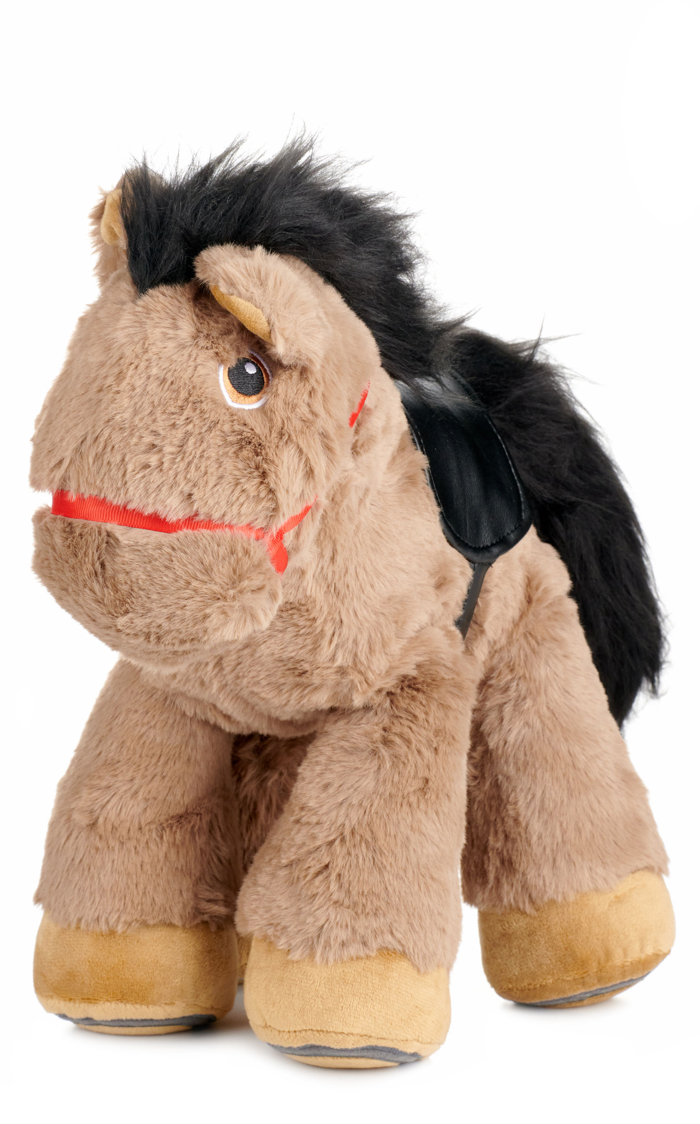 Piccoli Caramello Buckskin Brown & Black Large Western Stuffed Animal - Image 1