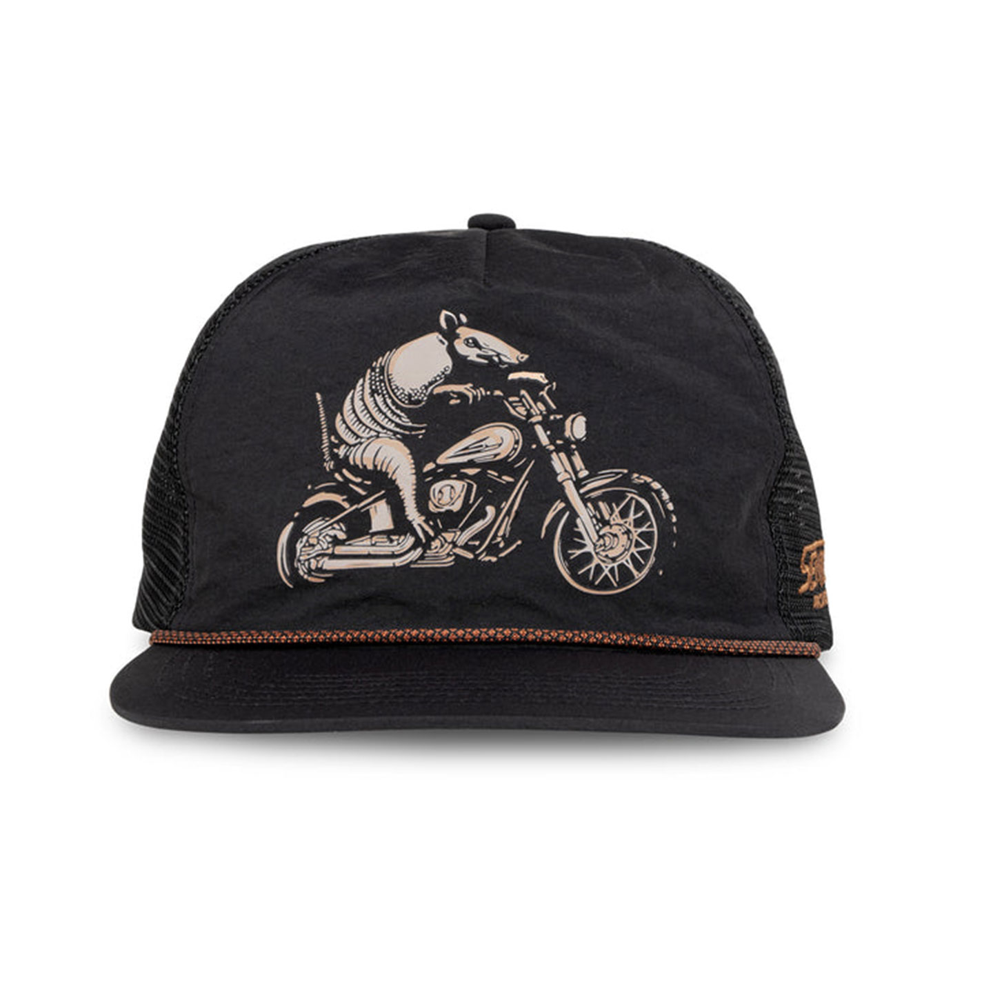 Sendero Provisions Co. Men's Black Armadillo Rider Logo Embroidered Cap - Image 1