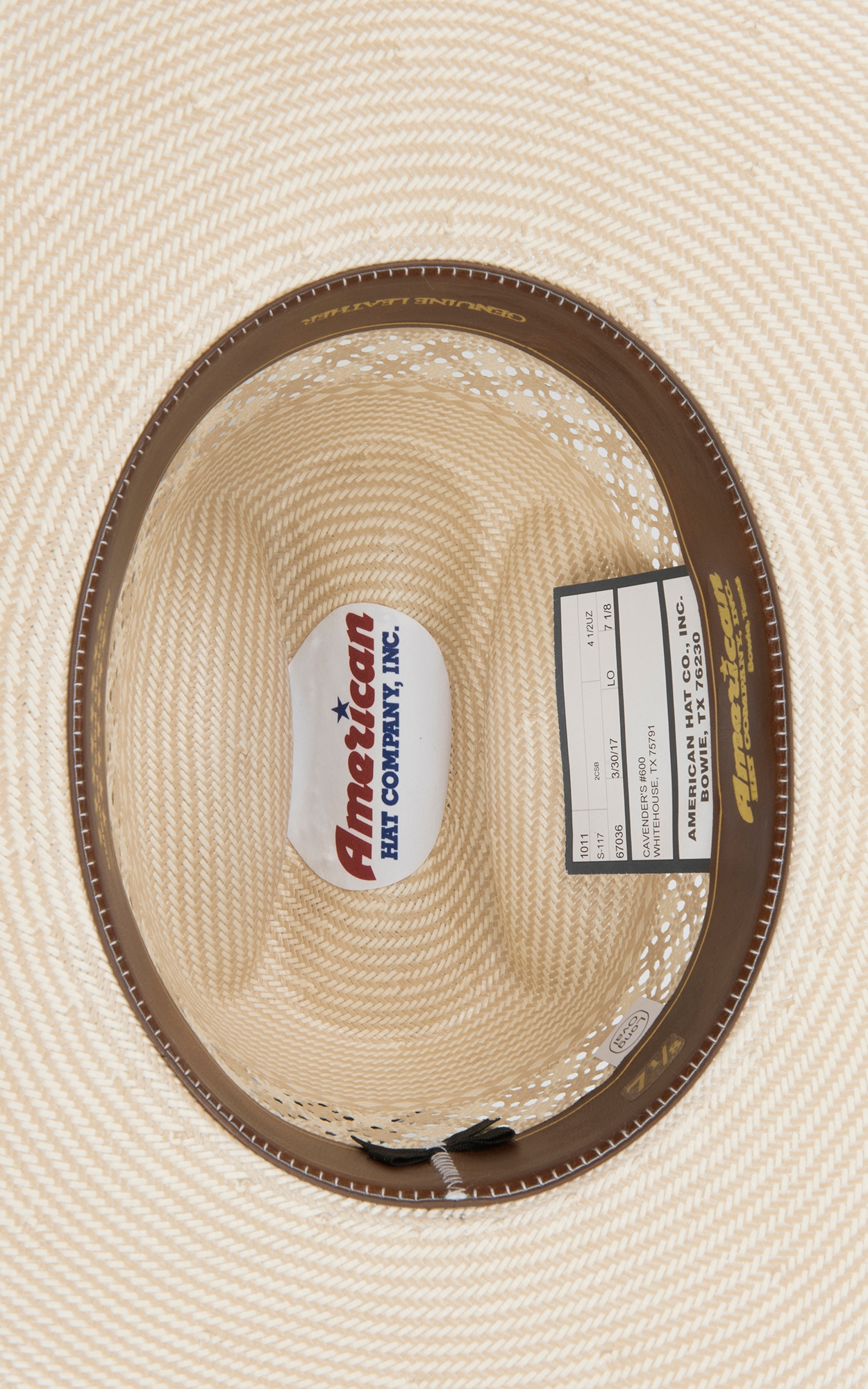 American Hat 15X Two Tone Vent Straw Cowboy Hat - Image 1