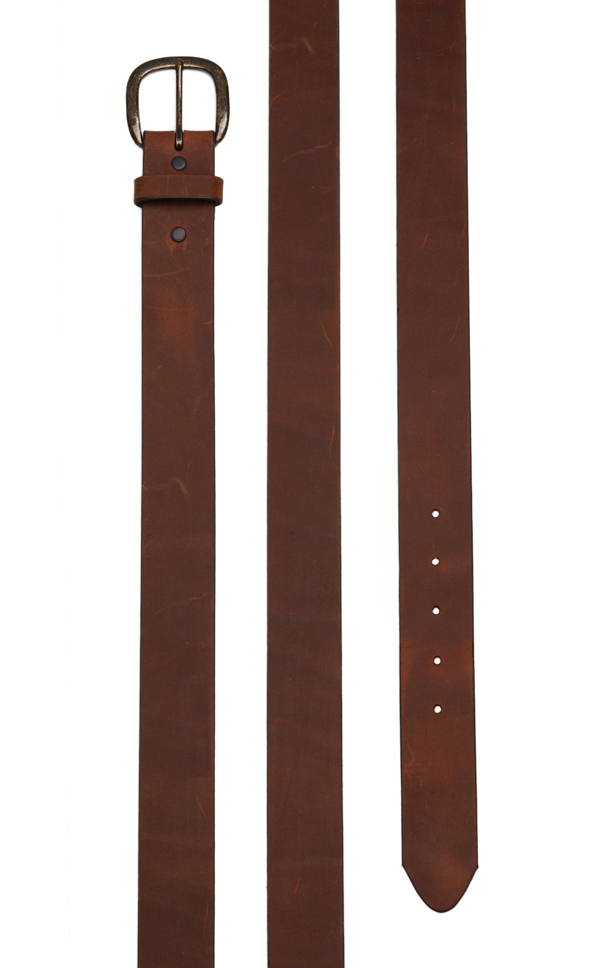 Justin Oiled-Brown Basic Work Belt - Image 1