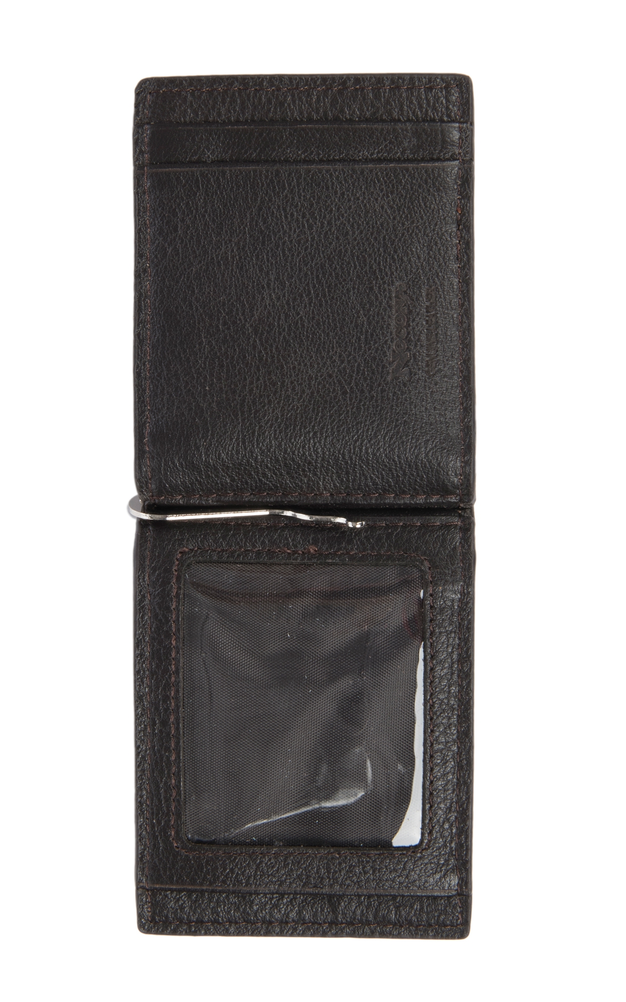 Nocona Natural Embossed Slim Fold Money Clip Wallet - Image 1