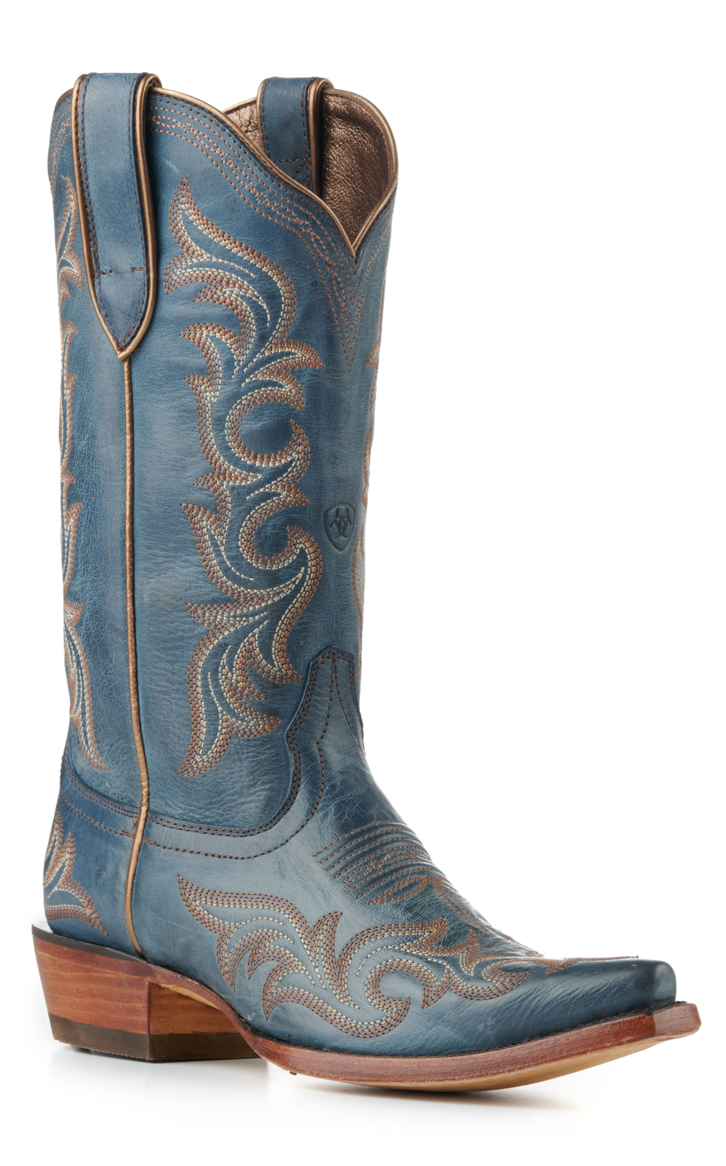 Ariat Women's Hazen Blueberry Snip Toe Cowboy Boots - Image 1