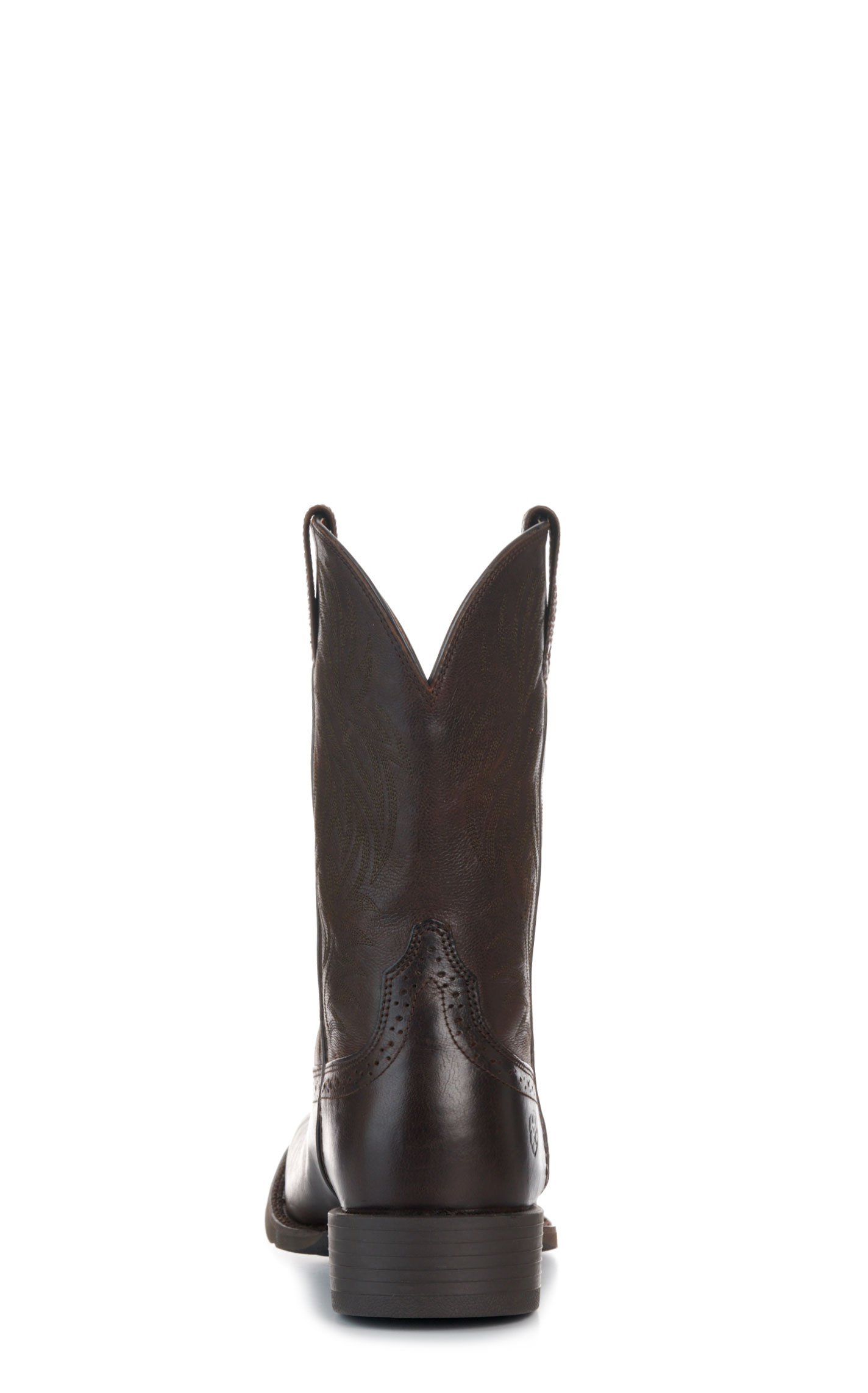 Ariat Men's Burnished Chocolate Sport Wide Square Toe Cowboy Boots - Image 1
