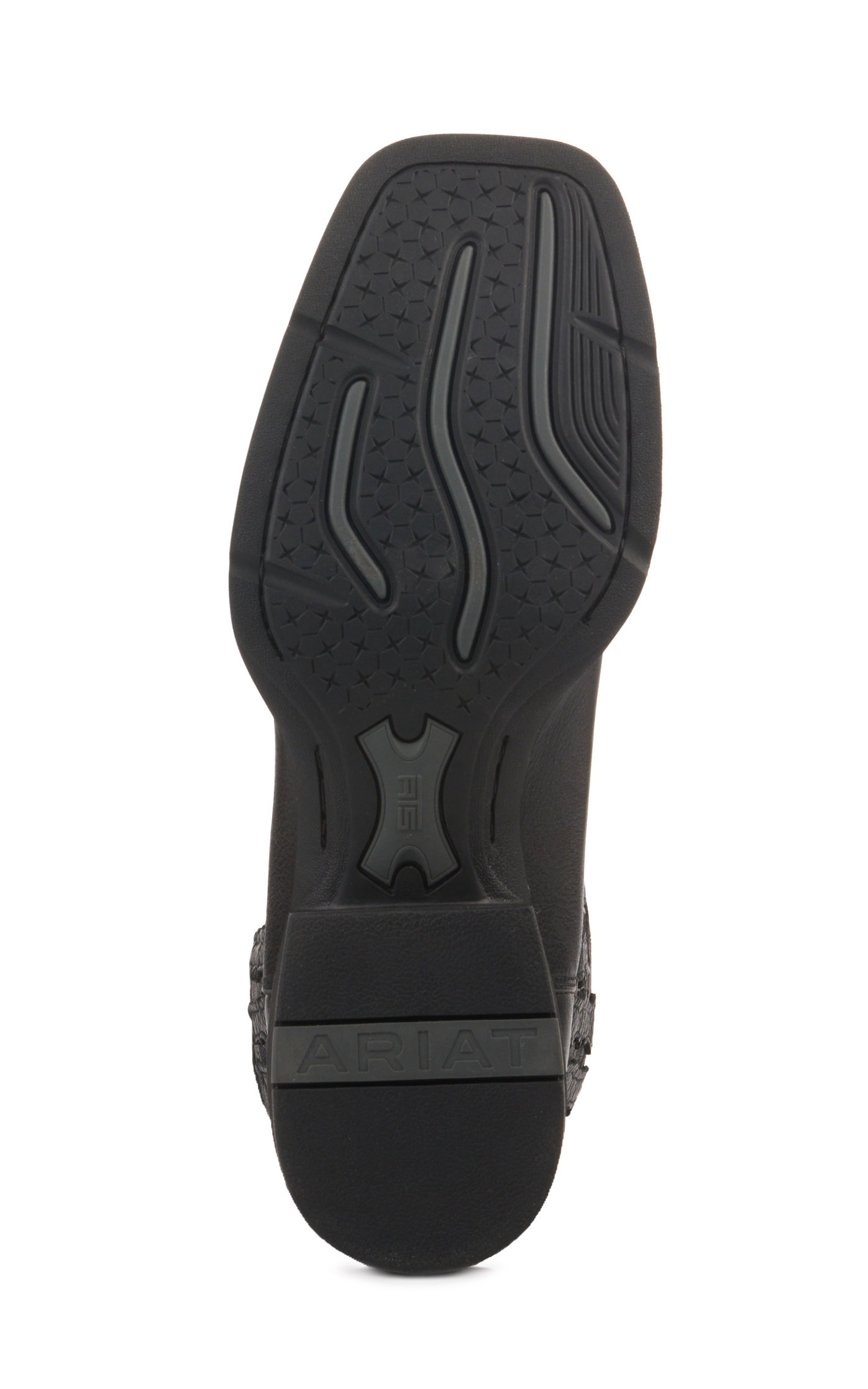 Ariat Men's Sport My Country Black and Black Camo Flag VentTEK Square Toe Cowboy Boot - Image 1