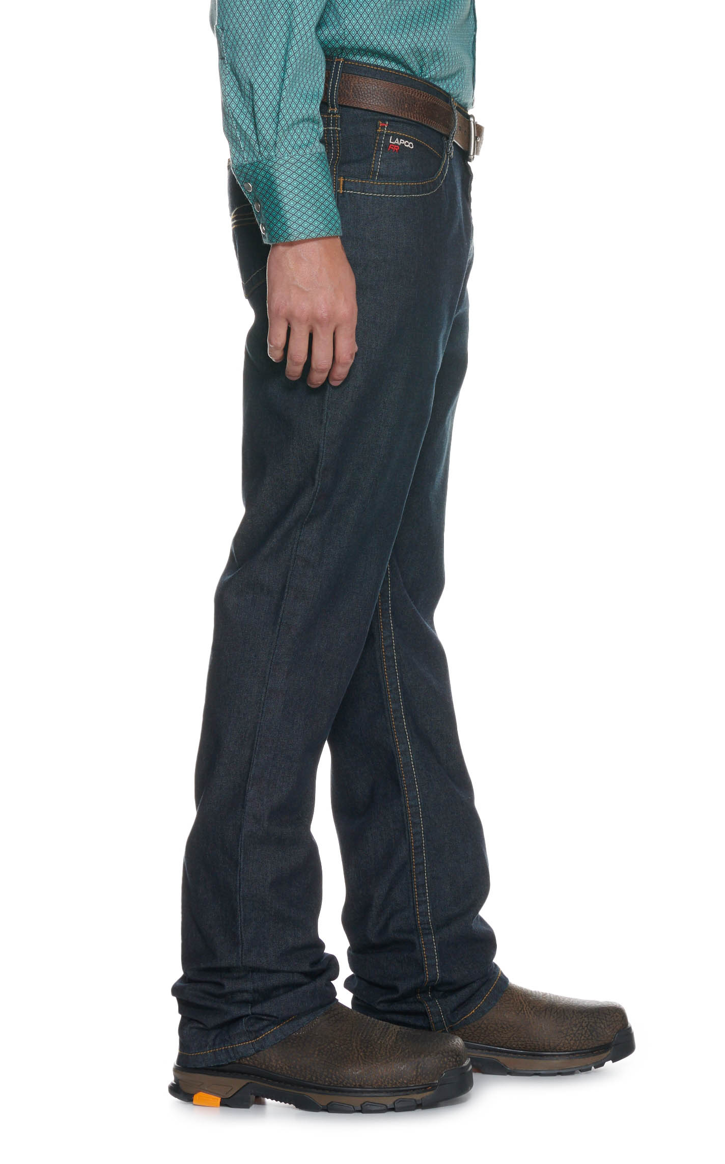 Lapco FR Men's Dark Wash Modern Work Jeans - Image 1
