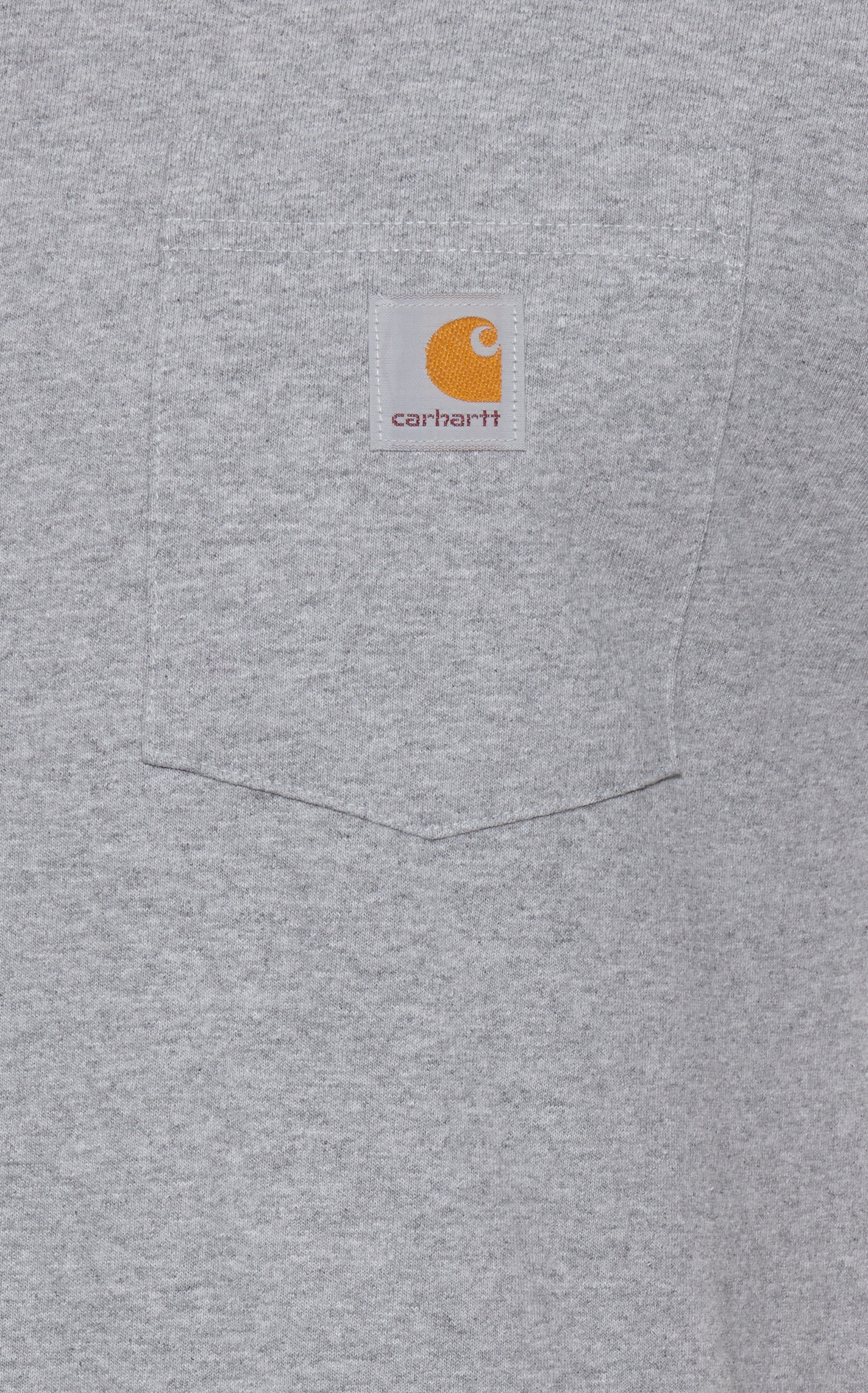 Carhartt Men's Heather Gray Loose Fit Short Sleeve Pocket Work T-Shirt - Image 1
