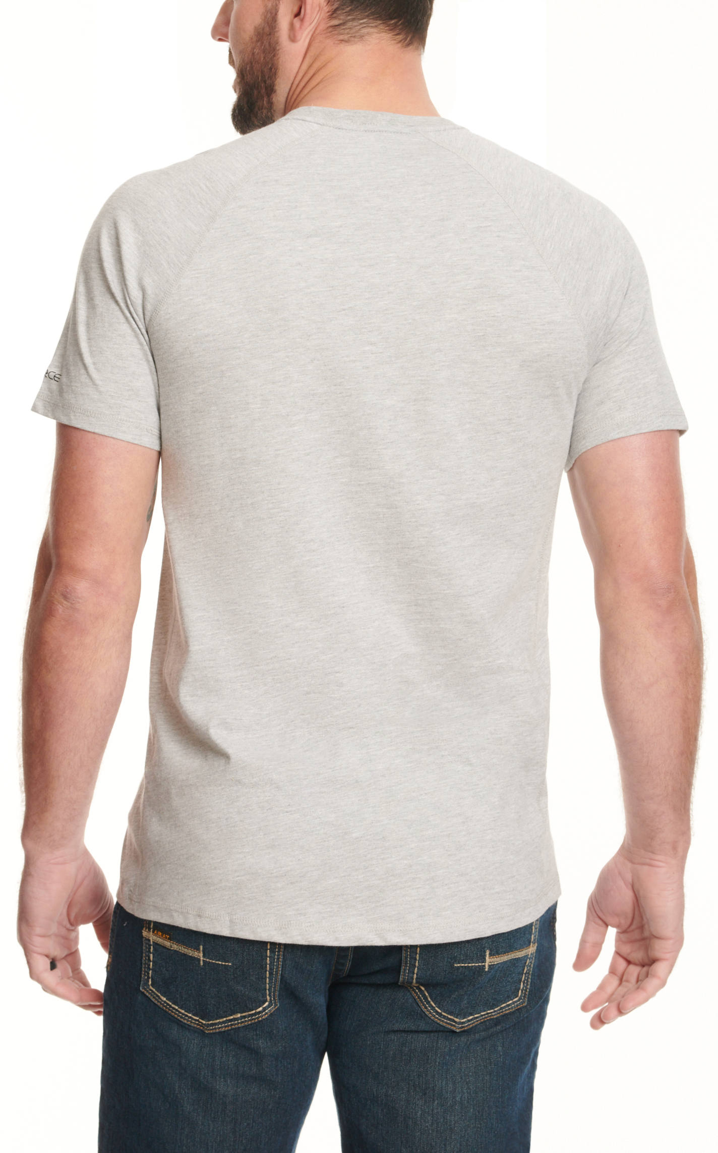 Carhartt Men's Force Heather Gray Work Pocket T-Shirt - Image 1