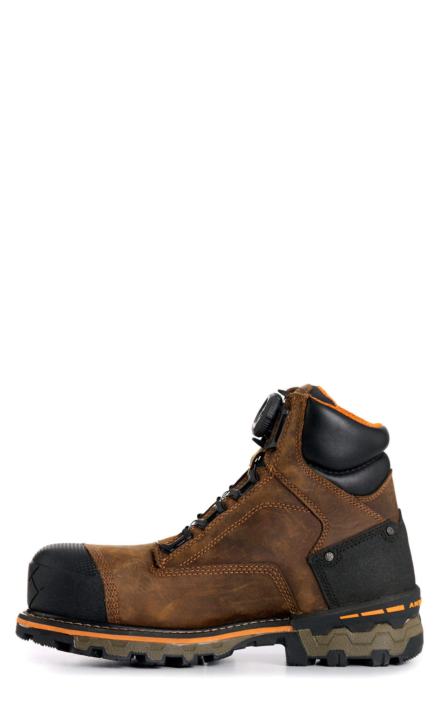 Timberland Pro Men's Boondocks BOA Brown Waterproof Round Composite Toe Work Boots - Image 1