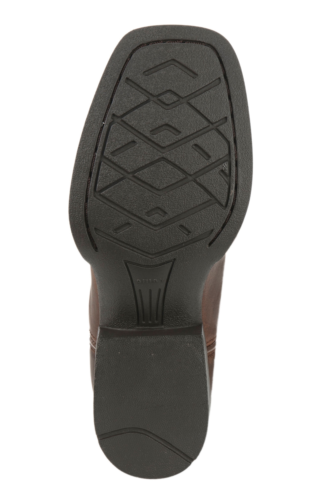 Ariat Kids Tycoon Brown with Arizona Sky Wide Square Toe Cowboy Boots - Image 1