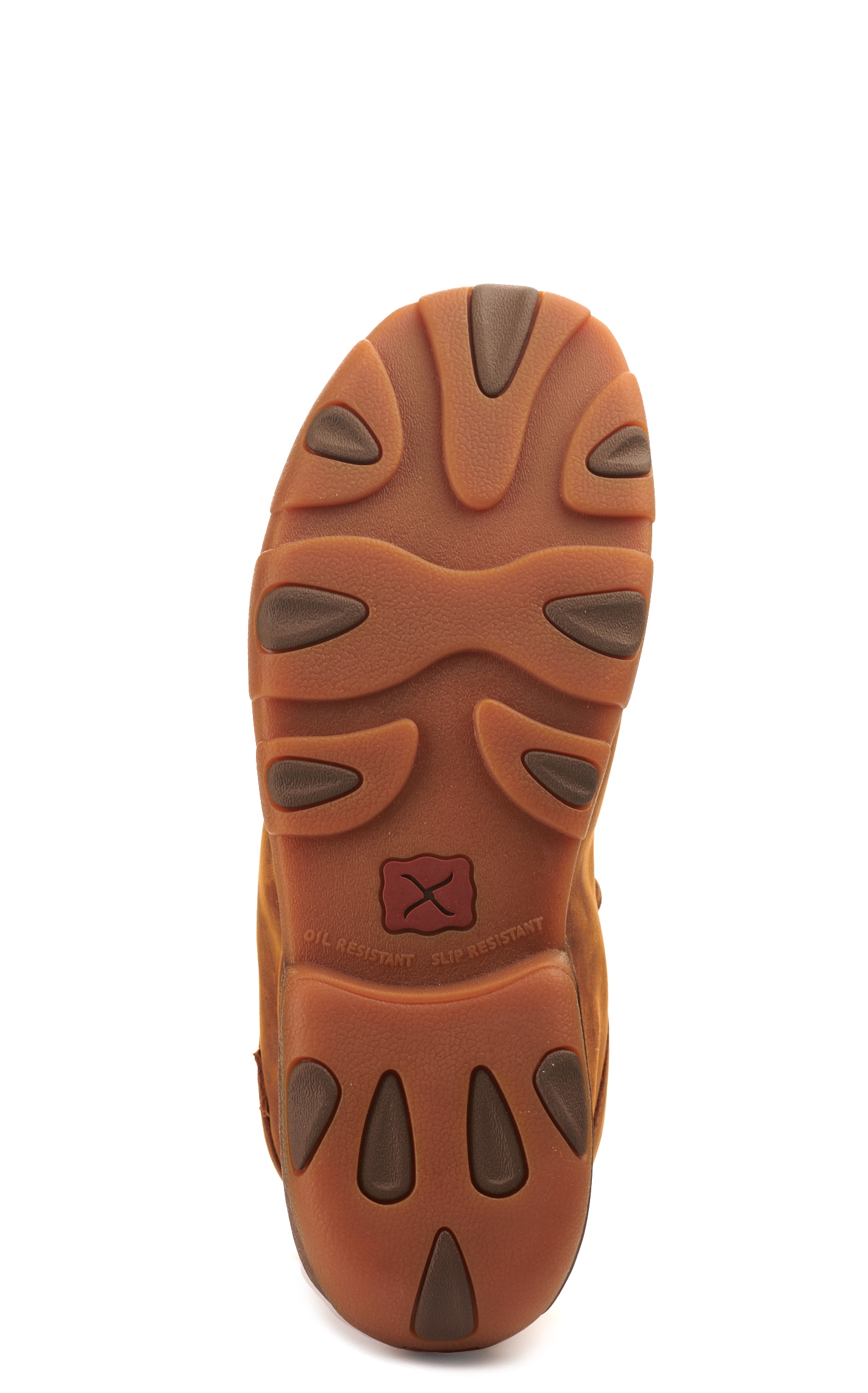Twisted X Men's Oiled Saddle & Midnight Basketweave Driving Moccasin Casual Shoes - Image 1
