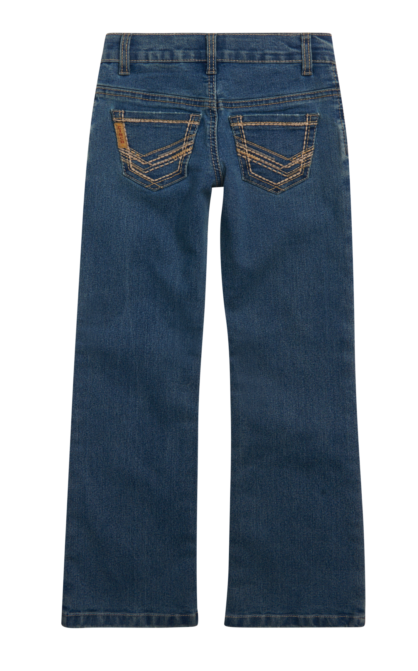 Cinch Boy's Medium Stone Wash Relaxed Bootcut Jeans (4-7) - Image 1