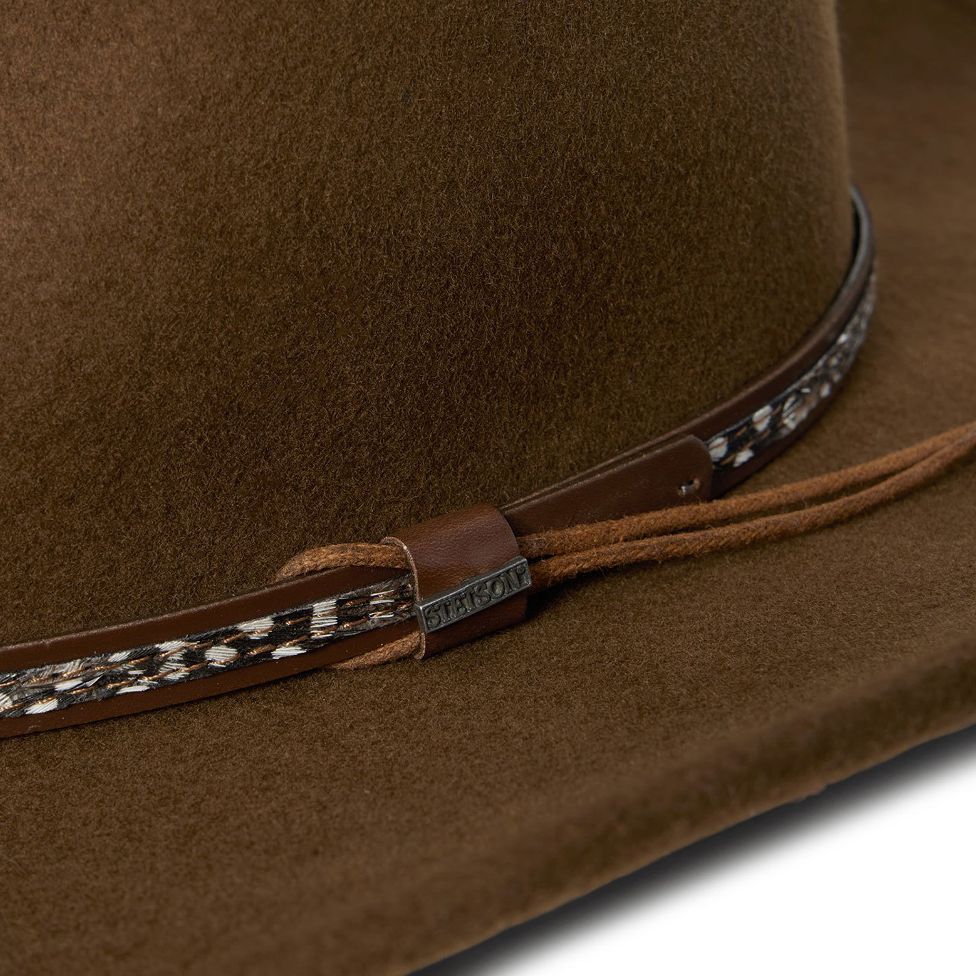 Stetson Mountain Sky Acorn Crushable Tycoon Wool Cowboy Hat - Image 1