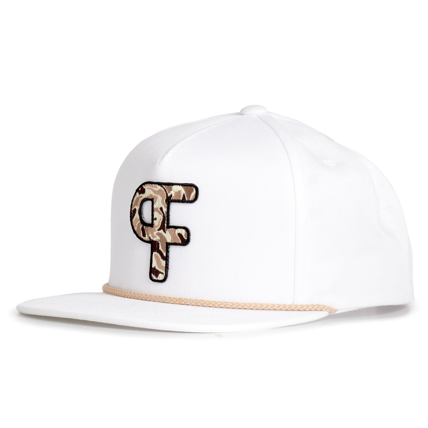 Rodeo Time Dale Brisby White Duck PF Camo Curved Bill Cap - Image 1