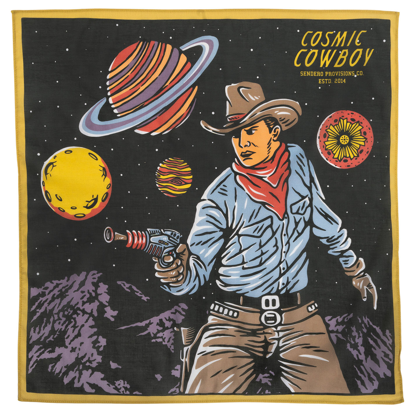 Sendero Provisions Co. Cosmic Cowboy Bandana - Image 1