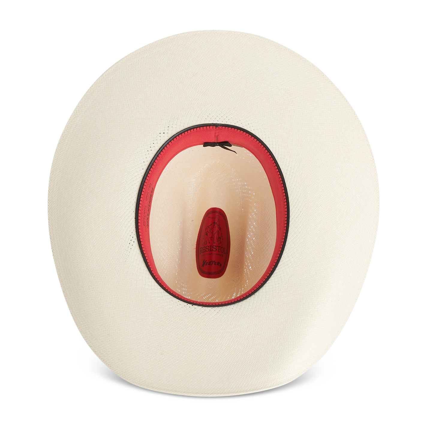 Resistol 20X Latigo Natural Cattleman Straw Cowboy Hat - Image 1