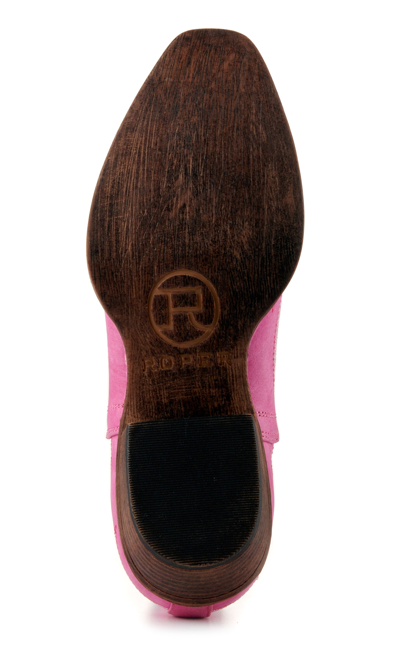 Roper Women's Ava Pink Snip Toe Cowboy Bootie - Image 1