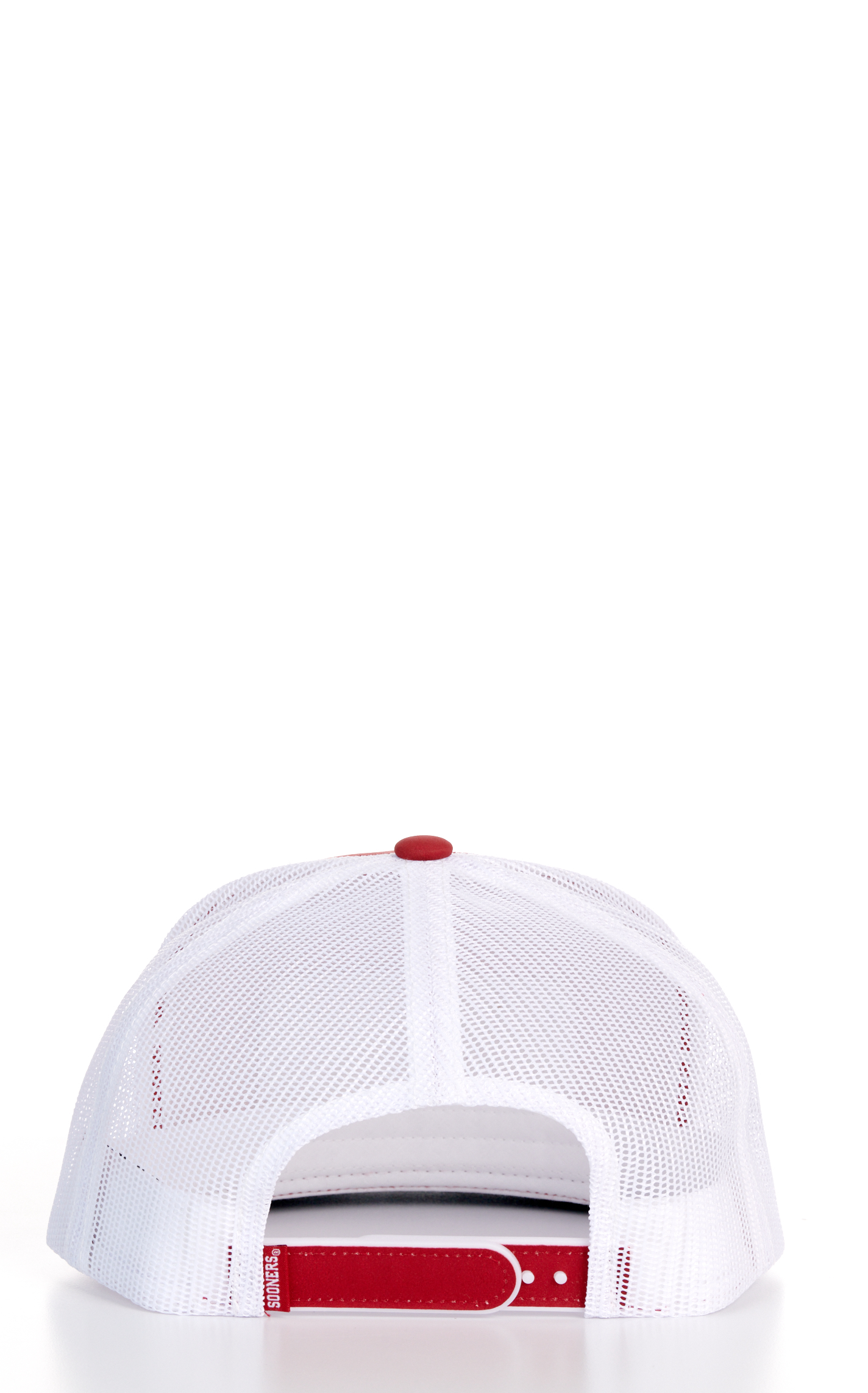 Hooey Collegiate Collection Red & White OU Boomer Sooner Logo Patch Cap - Image 1