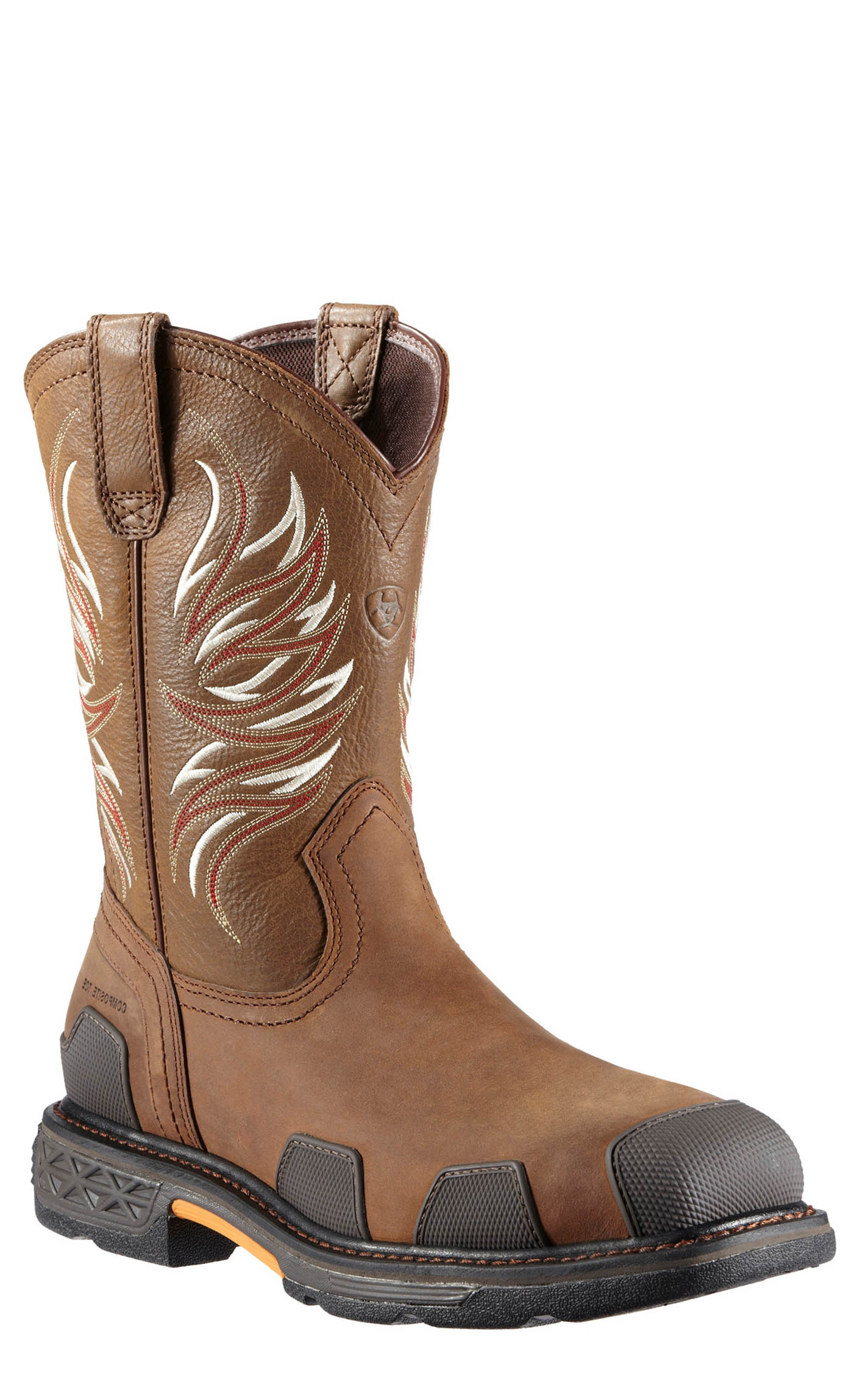 Ariat Men's Overdrive Alamo Brown Square Composite Toe Work Boot - Image 1