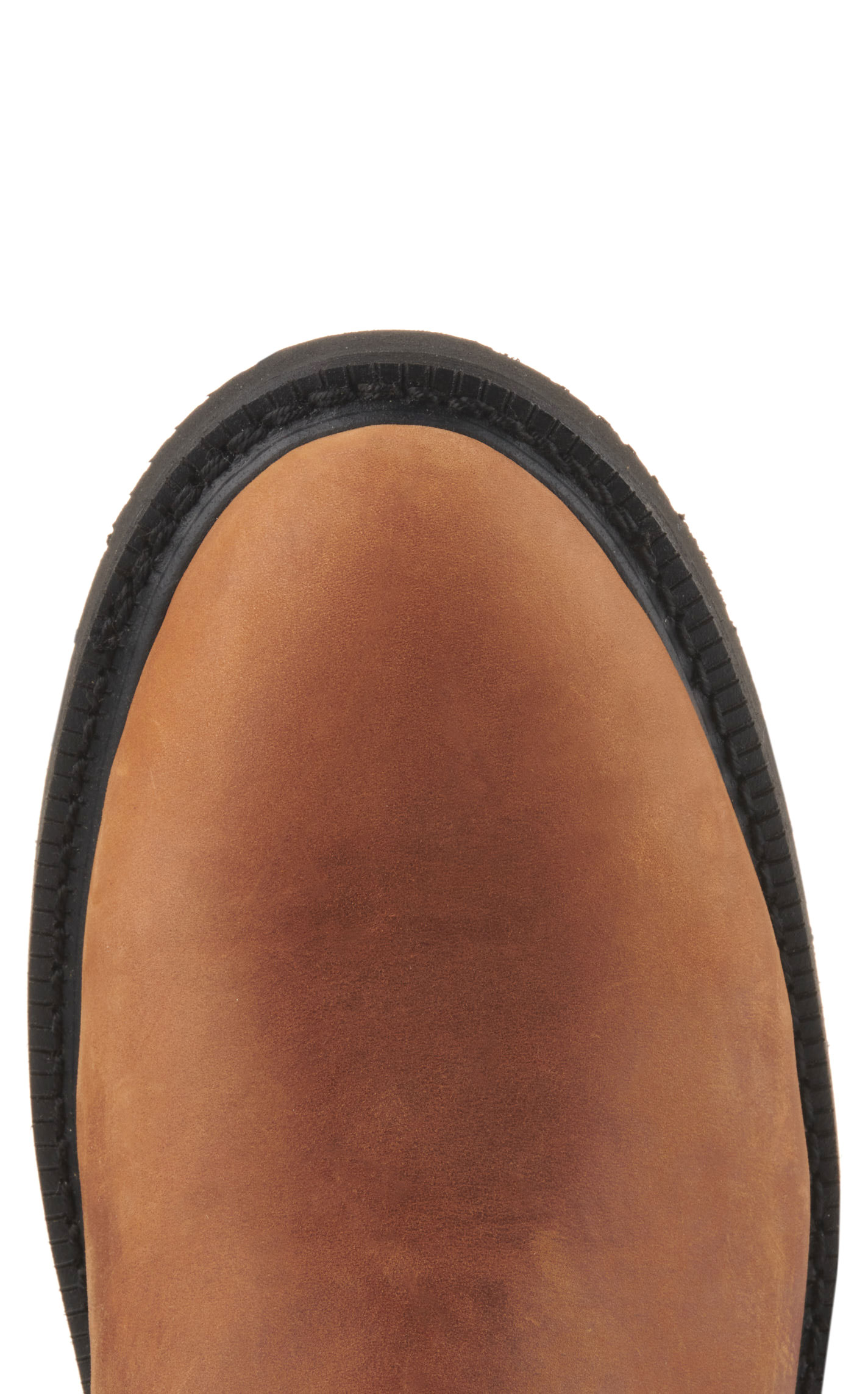 Justin Men's Round Up Aged Brown Soft Round Toe Work Boots - Image 1