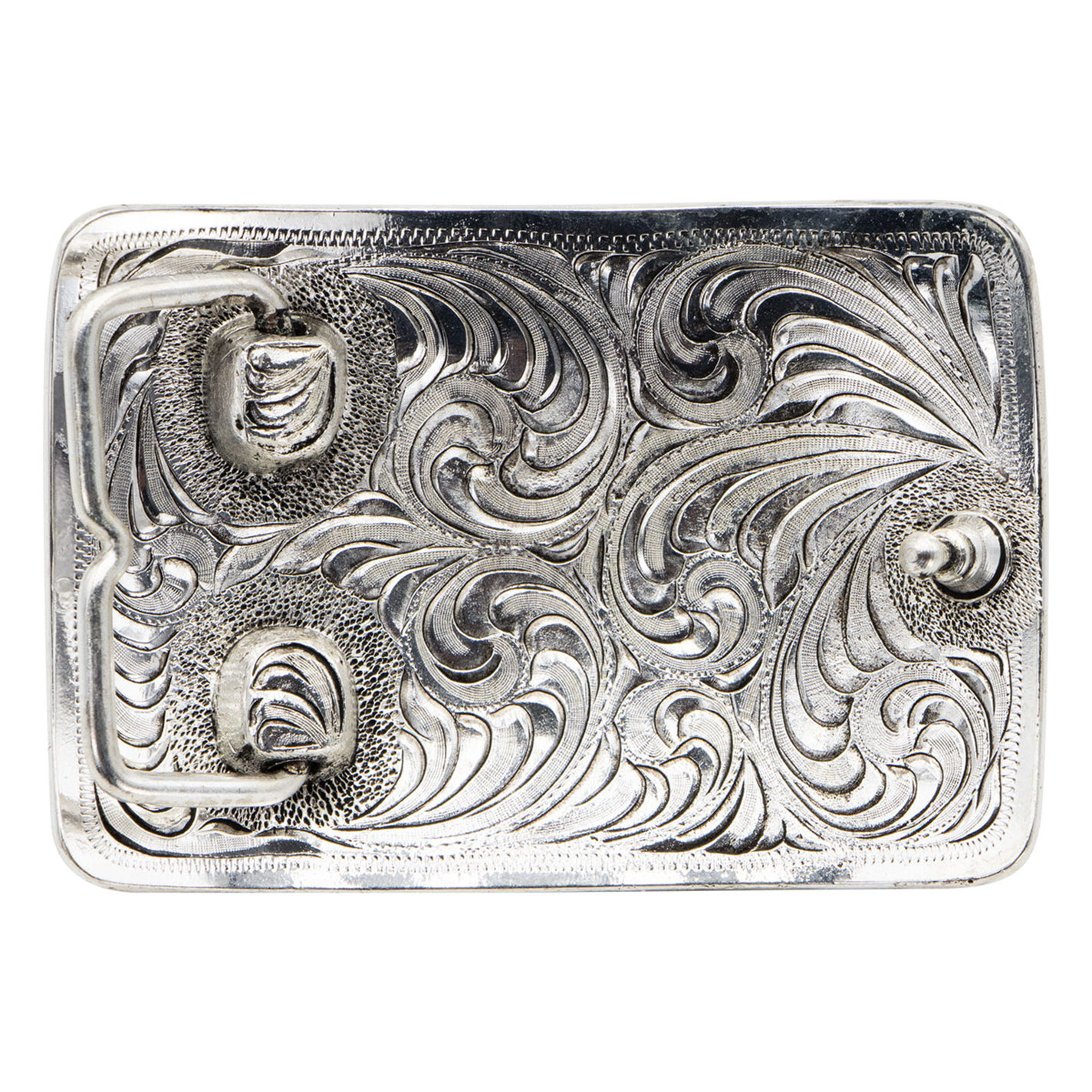 AndWest Gold & Silver Desert Coyote Belt Buckle - Image 1