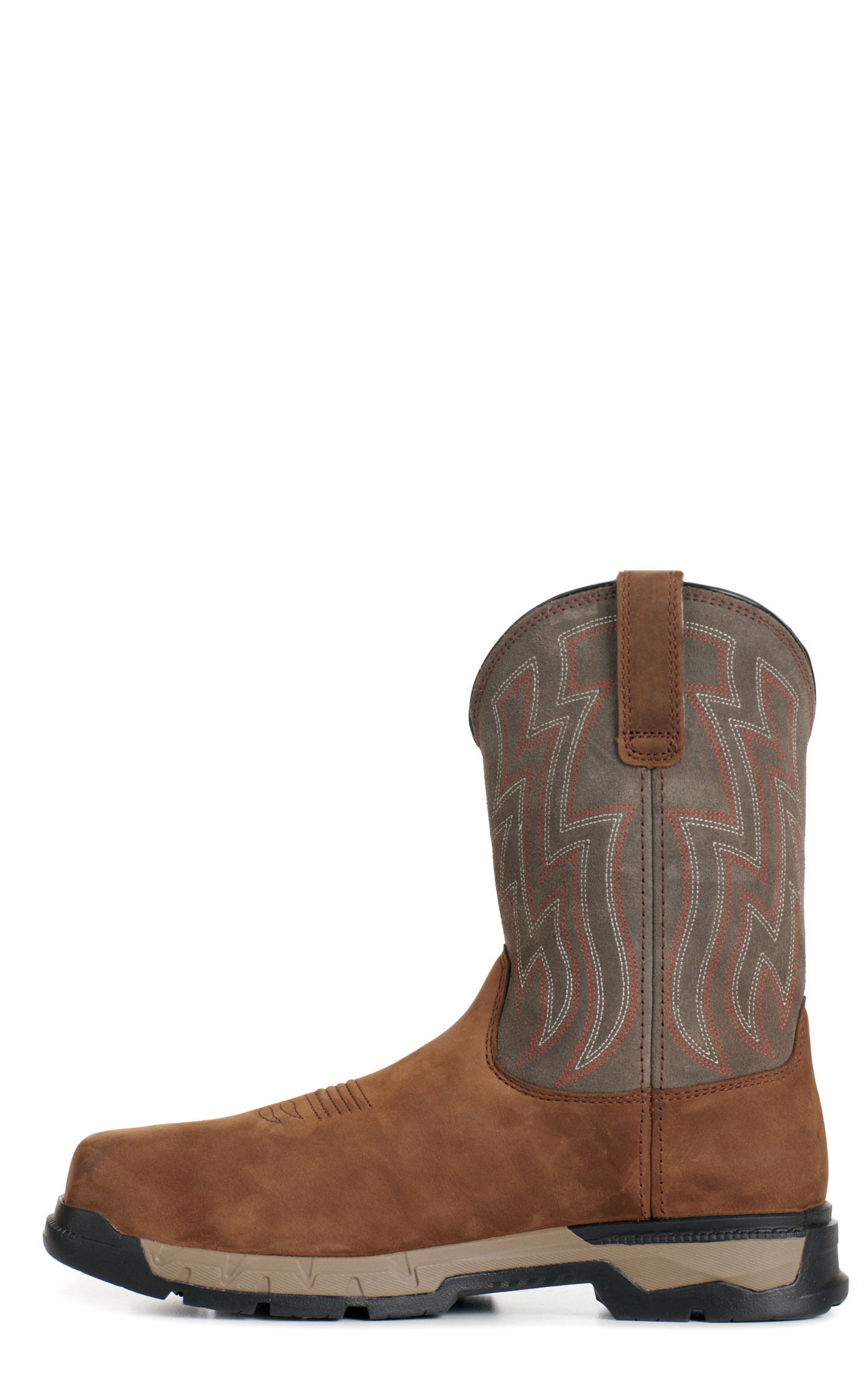 Ariat Men's Rebar Flex SD Brown and Gray Wide Square Composite Toe Work Boot - Image 1