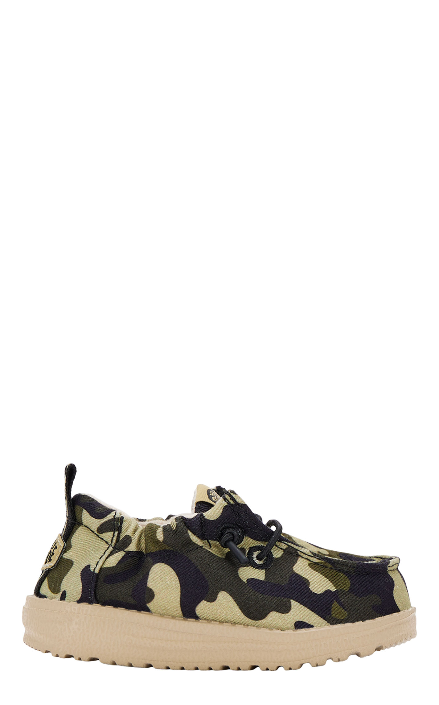 Hey Dude Infant Boy's Lil' Dudes Camo Moc Toe Casual Shoes  - Image 1