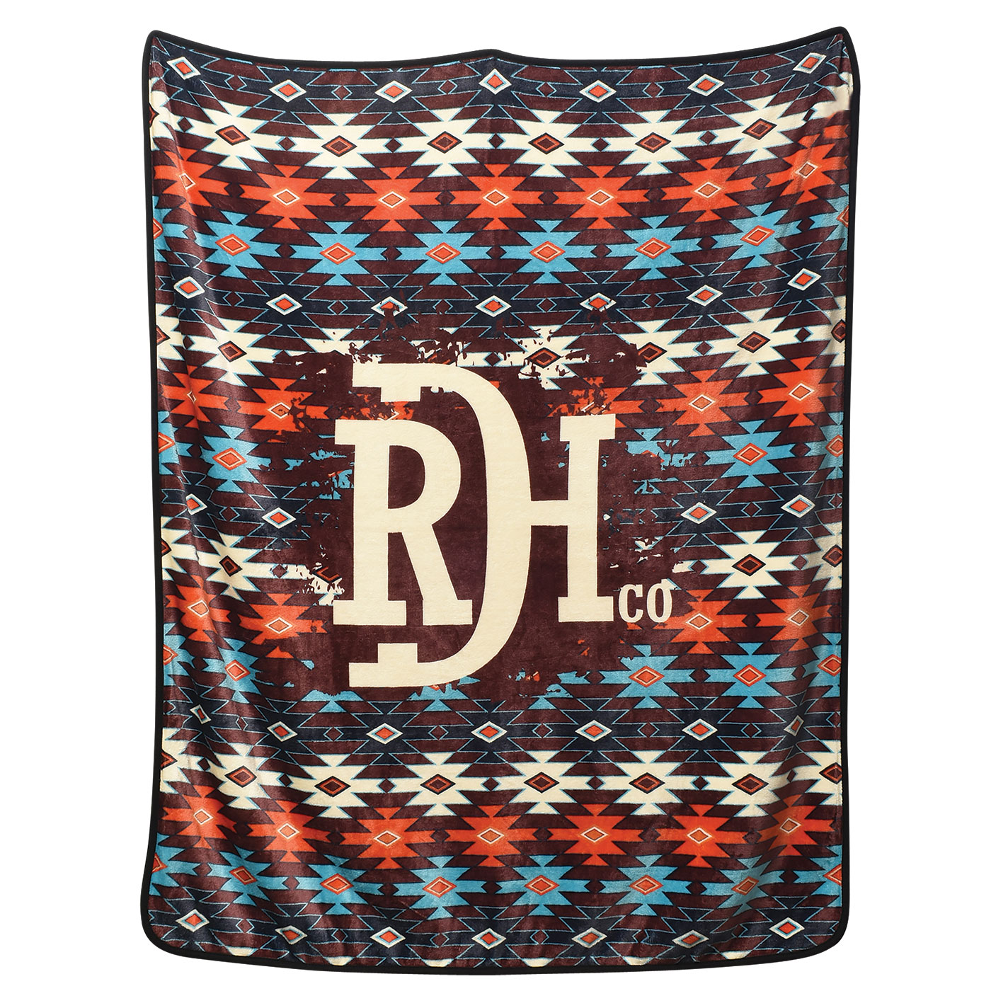 Red Dirt Hat Co. Colorful Aztec Fleece Blanket - Image 1