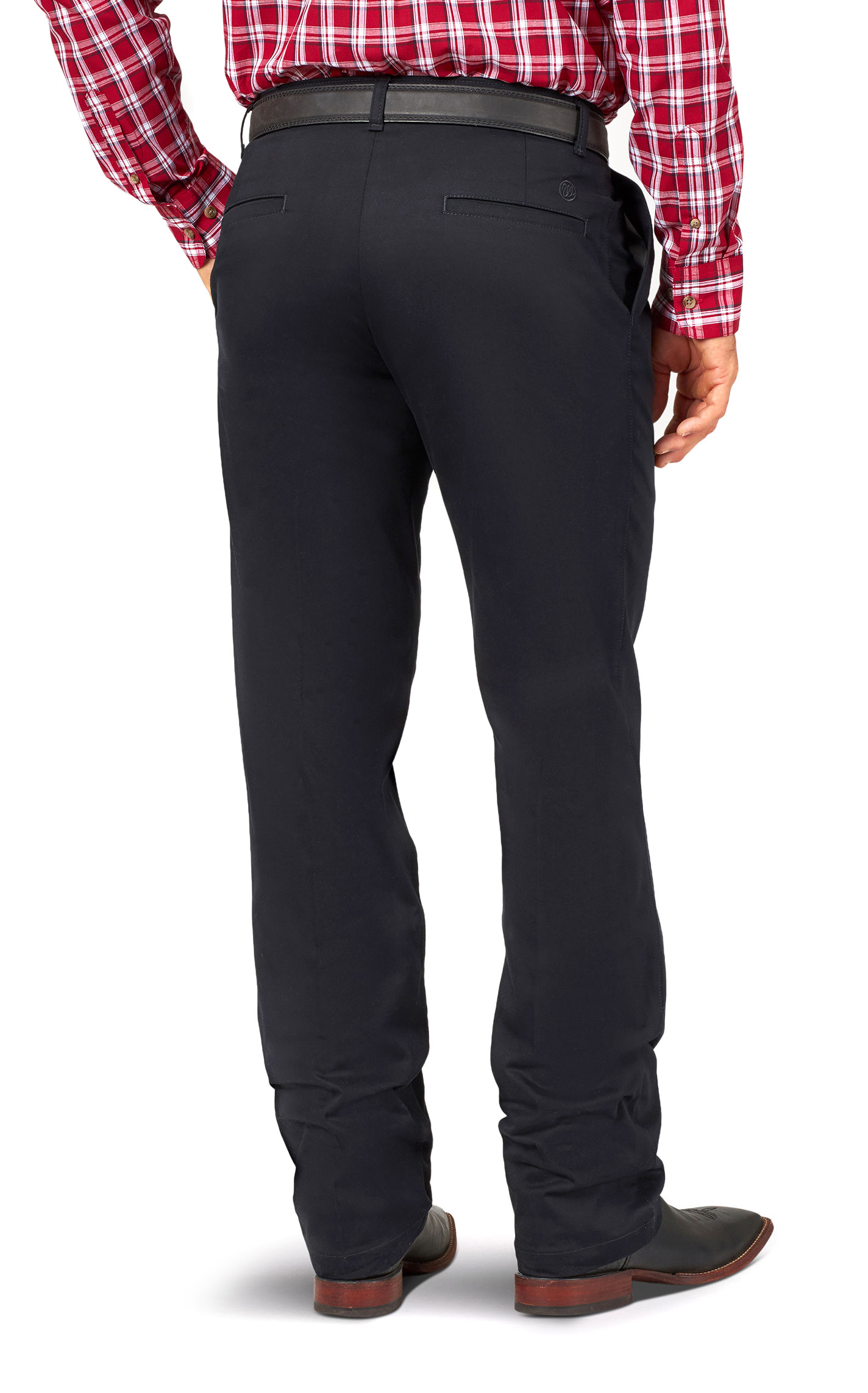 Wrangler Men's Black Pleated Front Relaxed Fit Wrinkle Resistant Casual Pants - Tall - Image 1