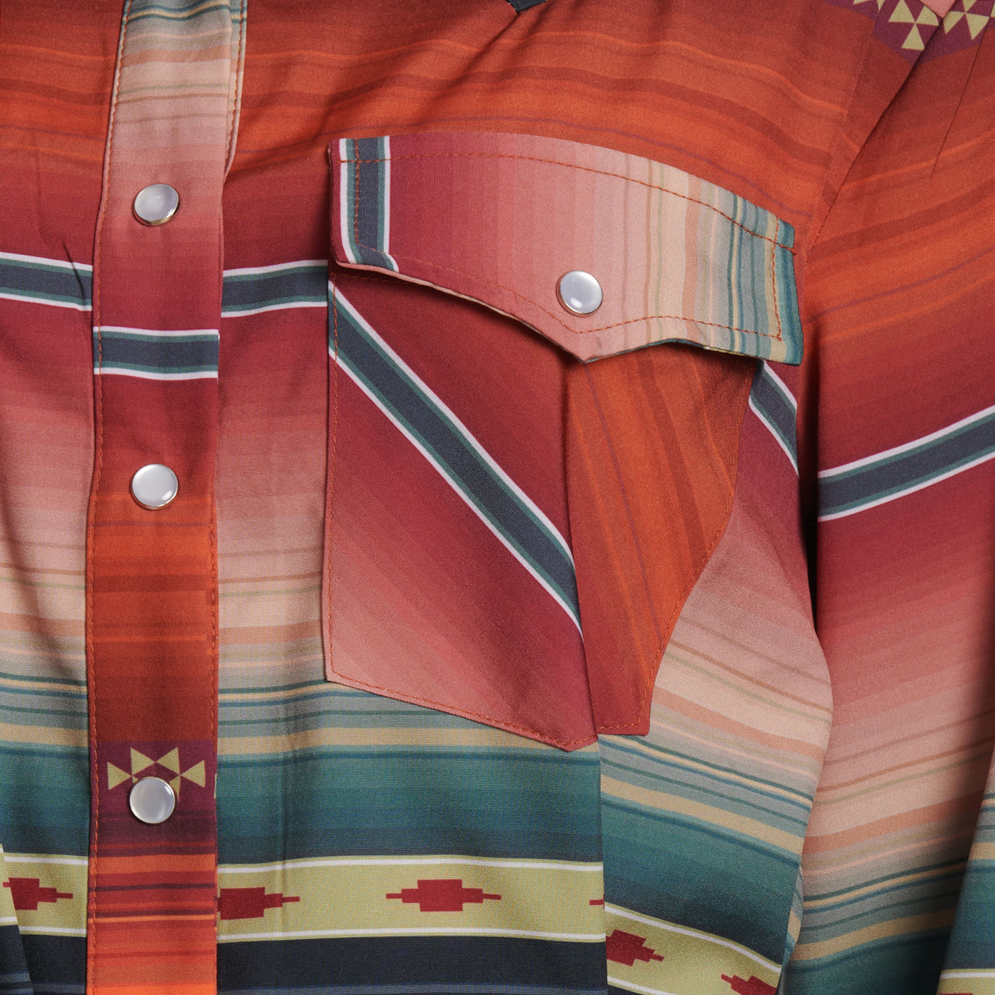 Montana Clothing Co. Women's Aztec Serape Shirt Dress - Image 1