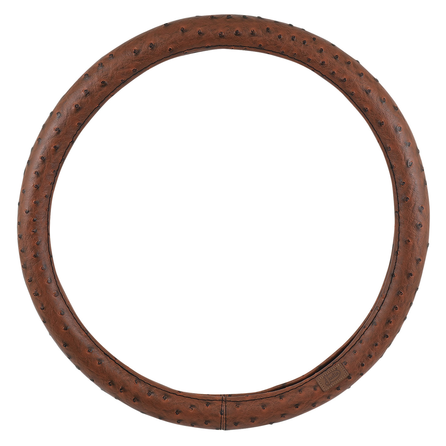 Justin Walnut Ostrich Truck Steering Wheel Cover - Image 1