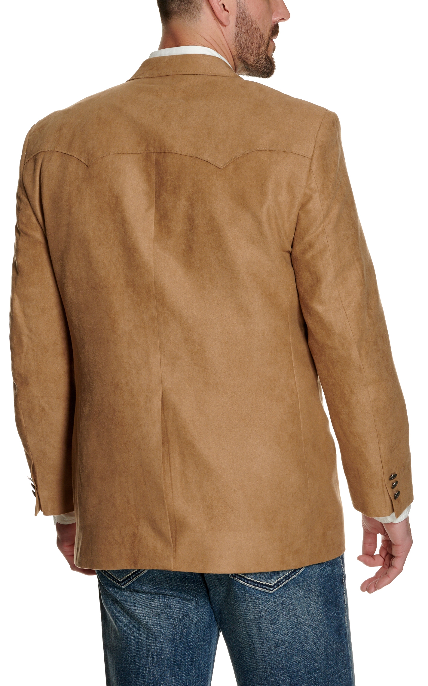 Harmony Western Wear Camel Microfiber Sport Coat - Big & Tall Sizes - Image 1
