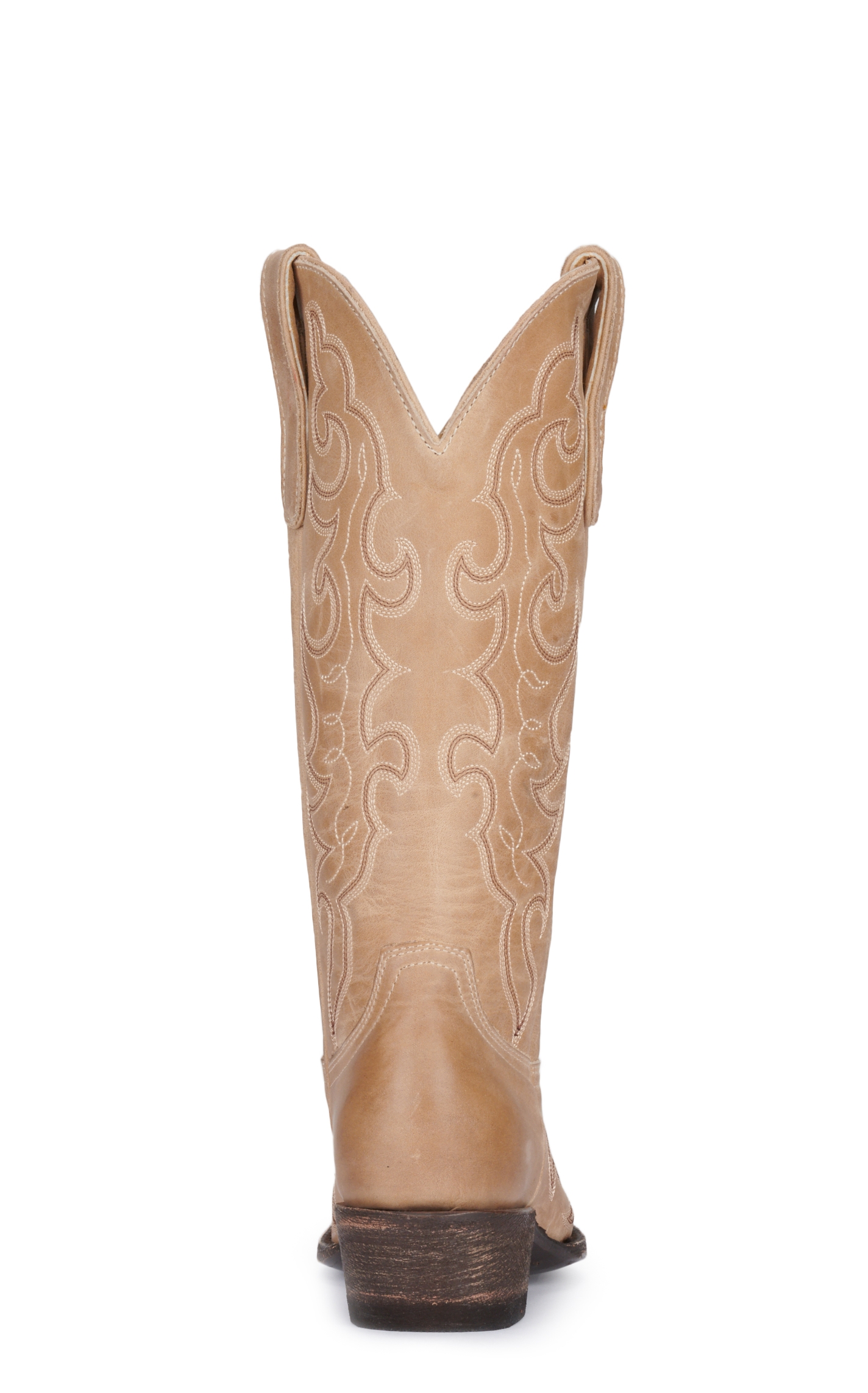 Cavender’s Women’s Bone Leather Embroidered Snip Toe Cowboy Boots - Image 1