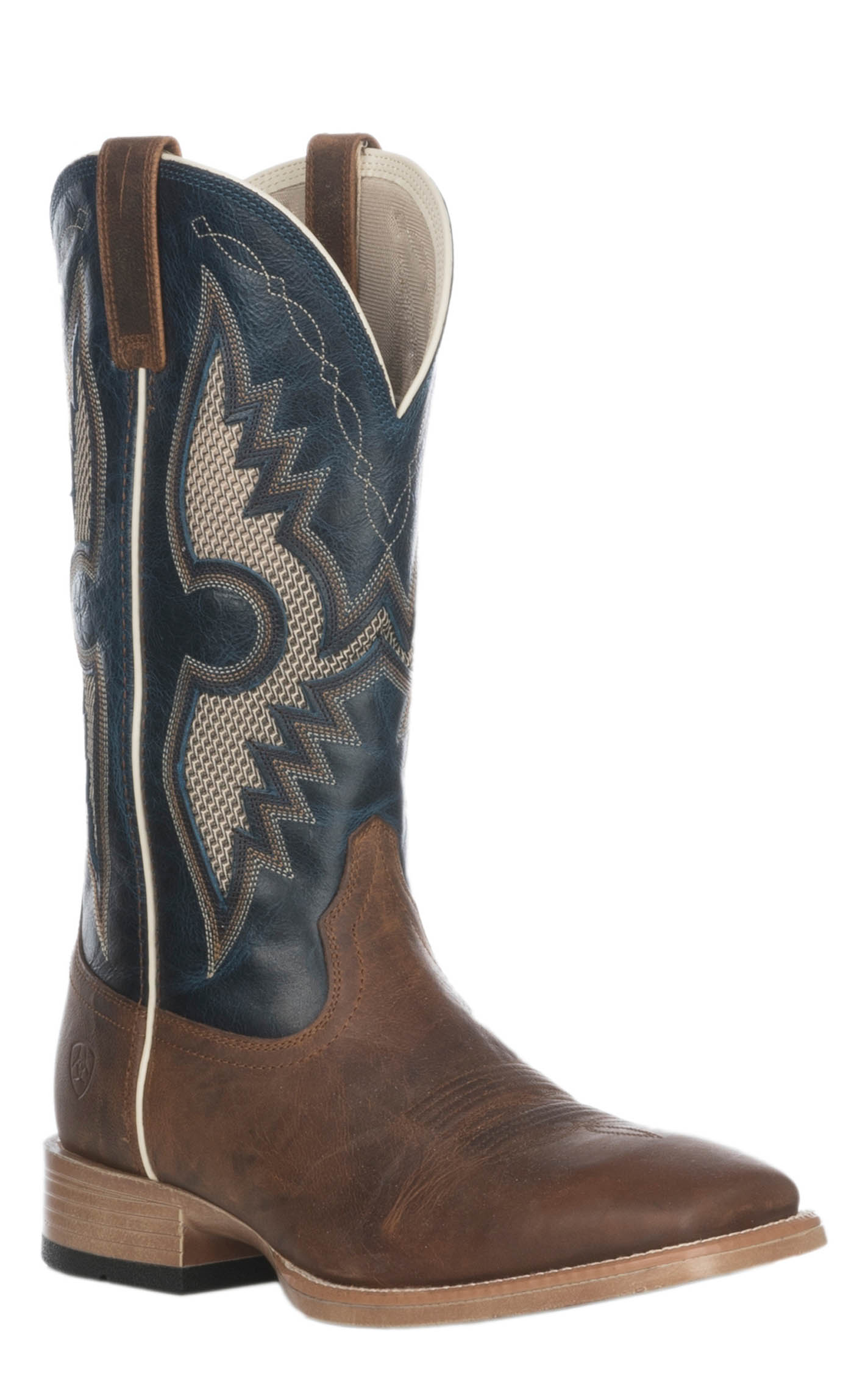 Ariat Men's Solado Sorrel VentTEK Bantamweight Wide Square Toe Cowboy Boot - Image 1