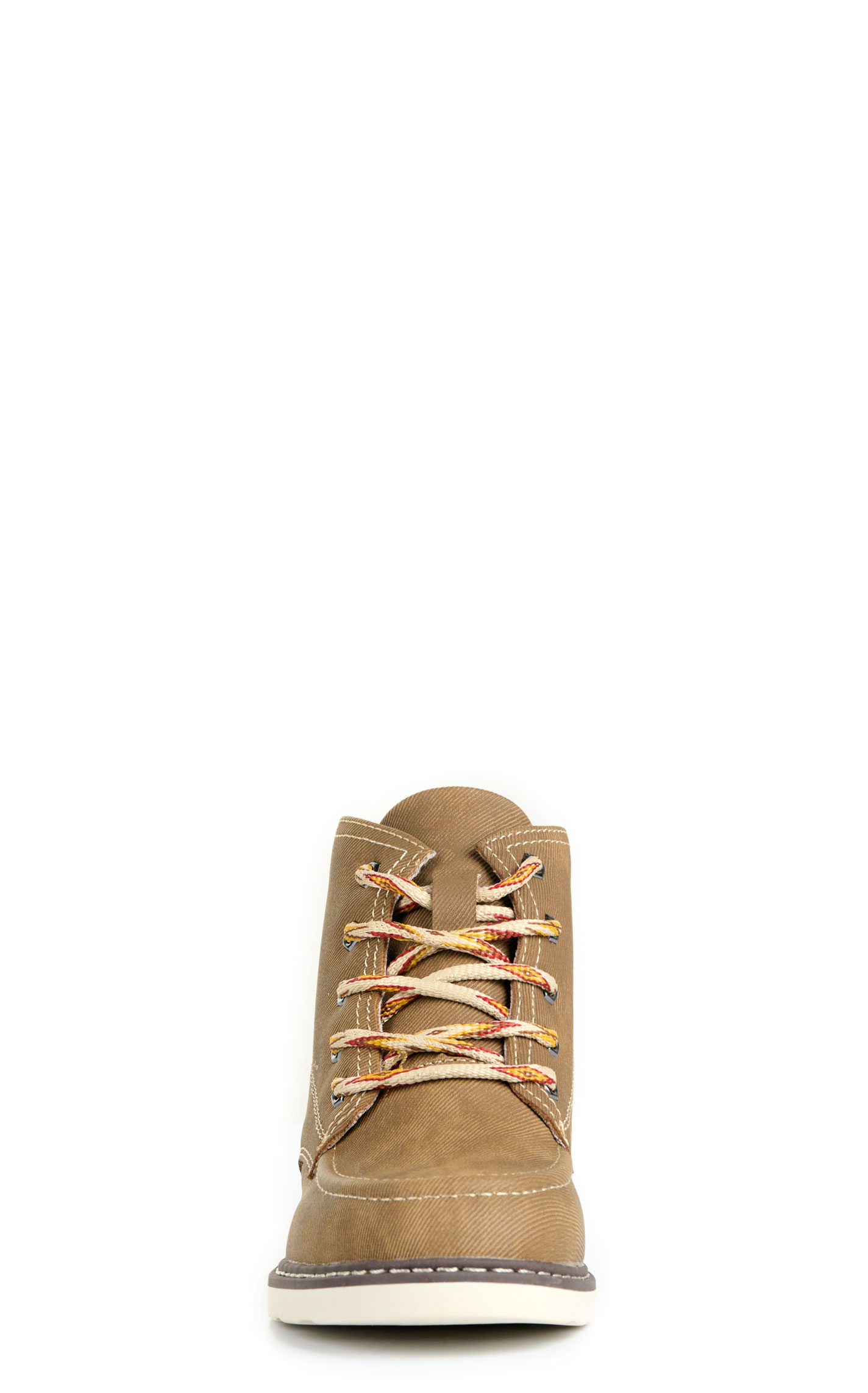 Twister Kids' Clyde Brown Moc Toe Lace Up Chukka Shoe - Image 1